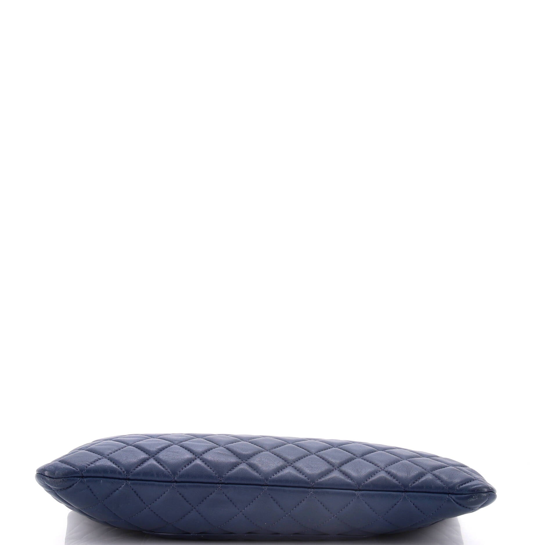 O Case Clutch Quilted Lambskin Large