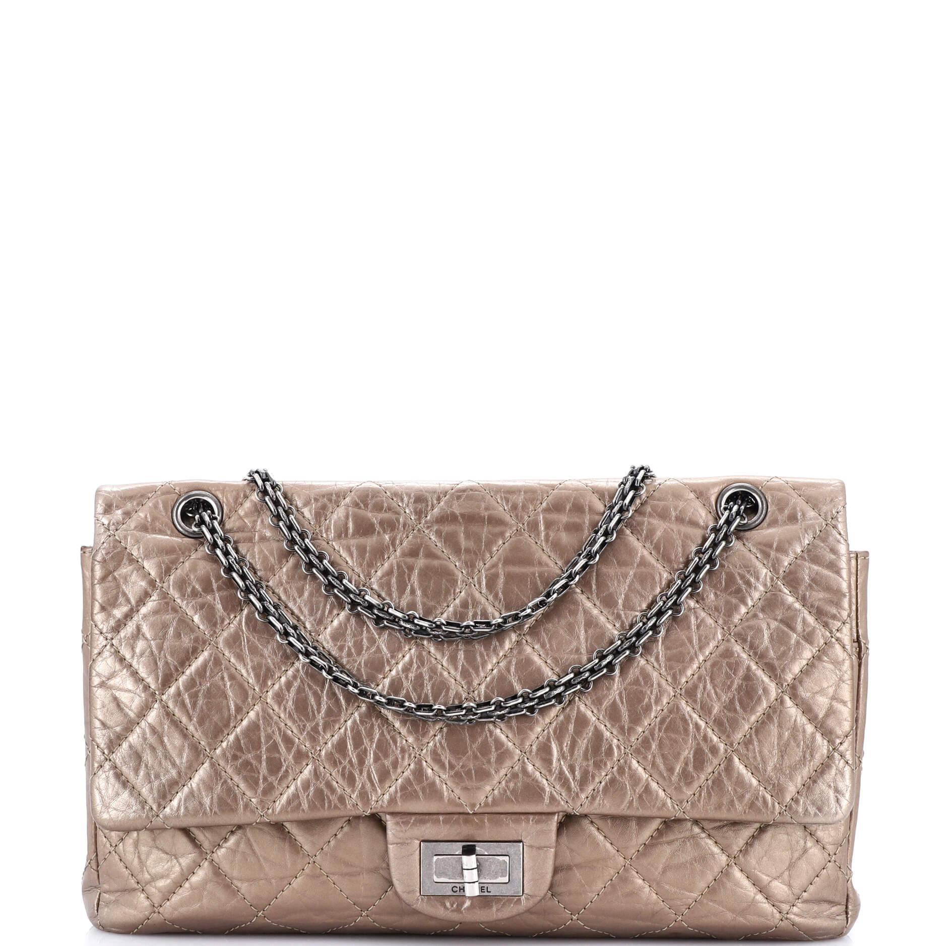 Reissue 2.55 Flap Bag Quilted Aged Calfskin 227
