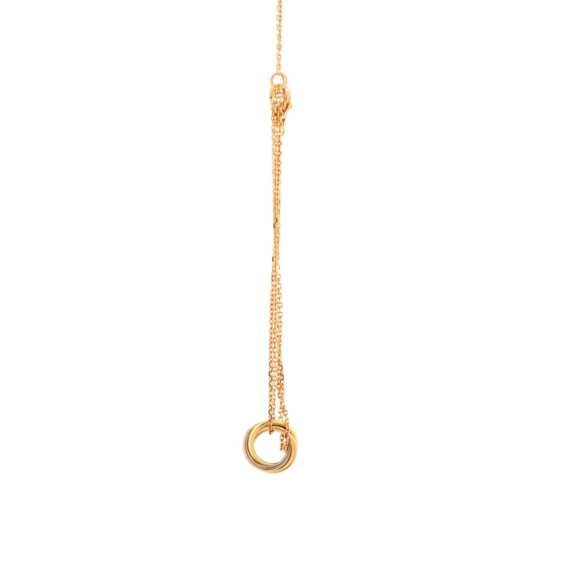 Trinity Chain Bracelet 18K Tricolor Gold