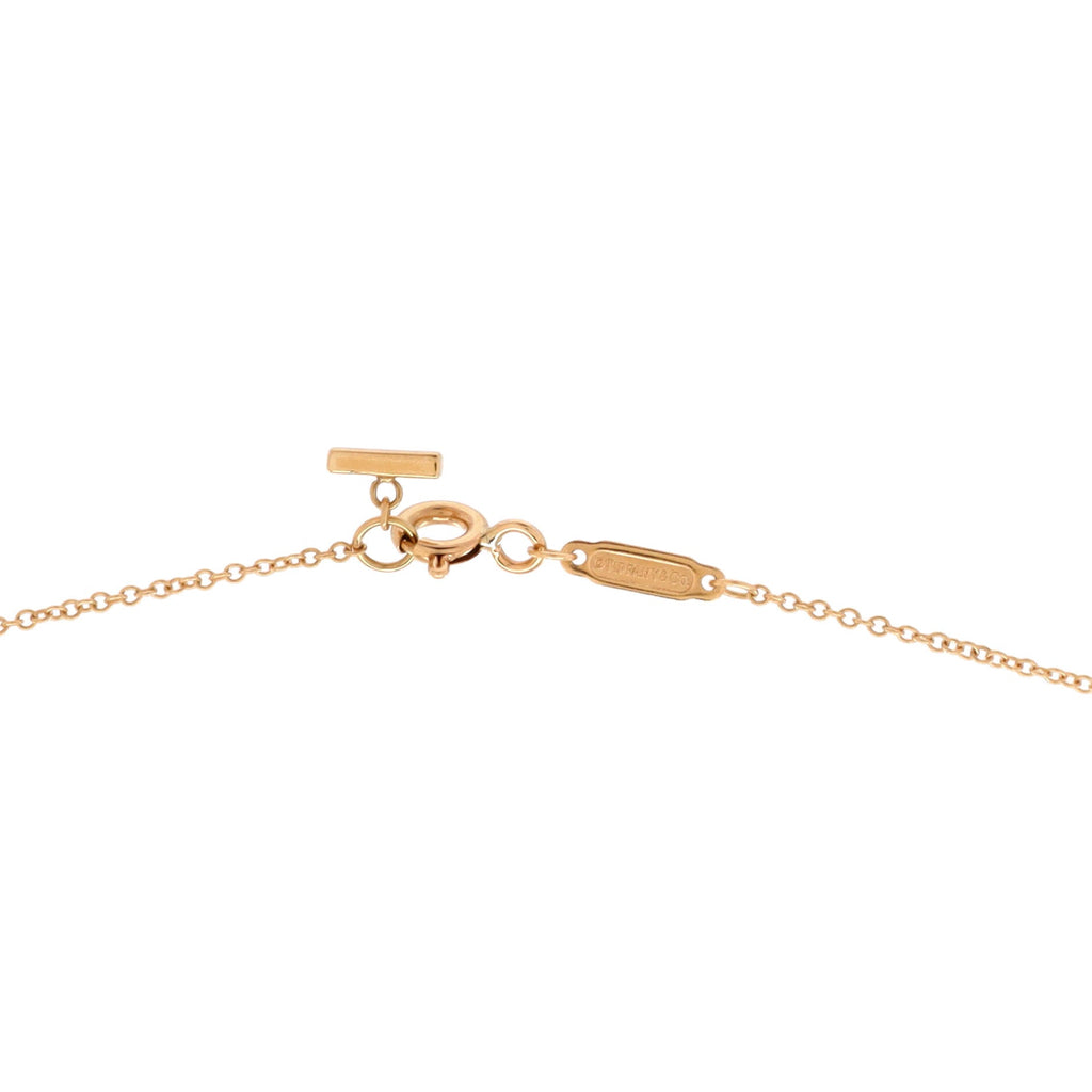 T Smile Pendant Necklace 18K Yellow Gold Small