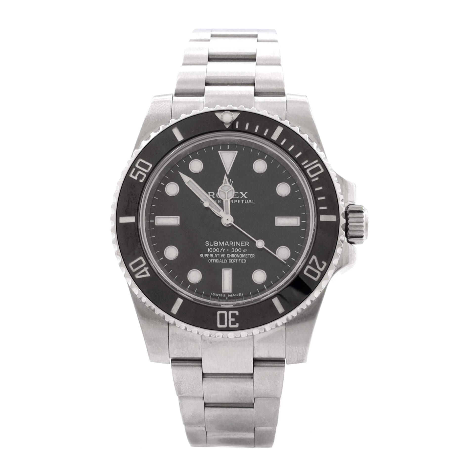 Oyster Perpetual Submariner Automatic Watch Stainless Steel and Cerachrom 40