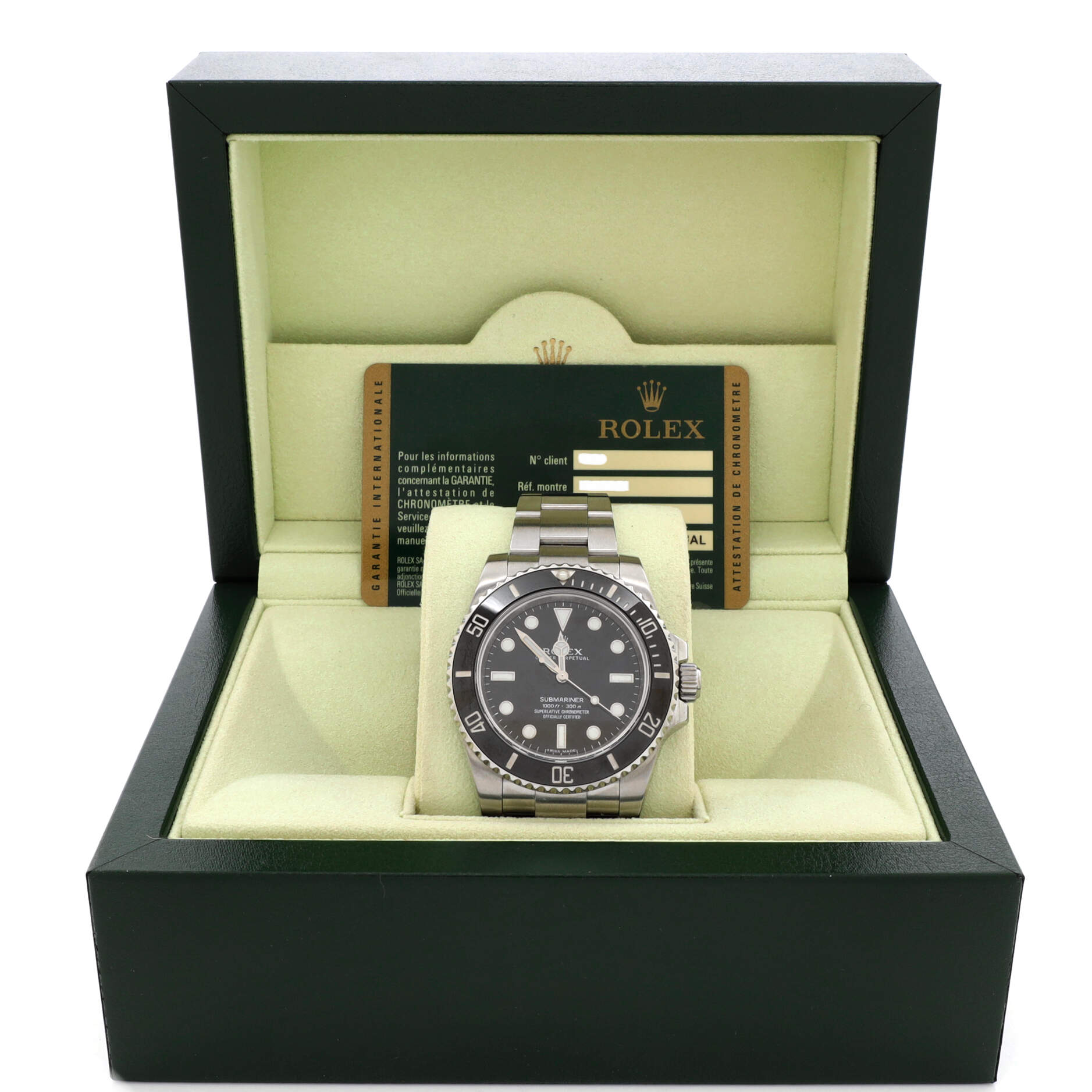Oyster Perpetual Submariner Automatic Watch Stainless Steel and Cerachrom 40