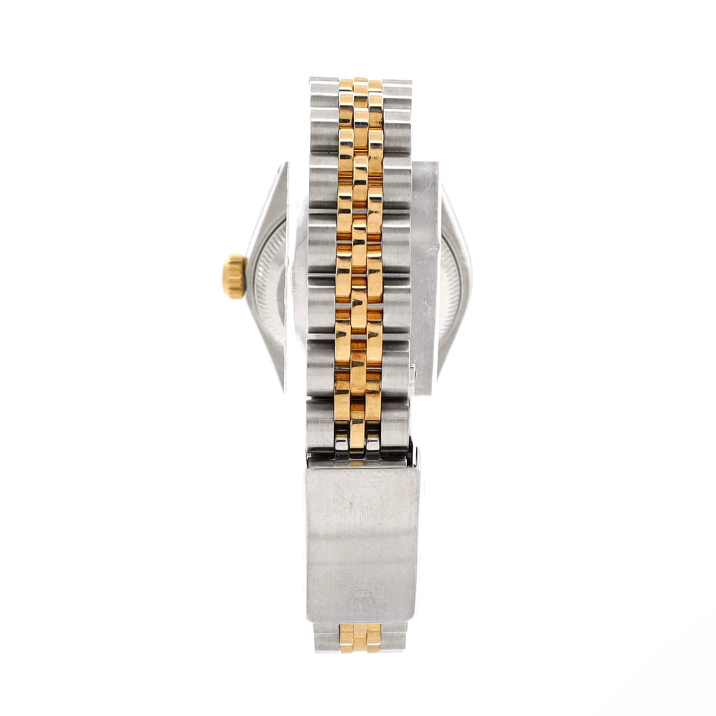 Oyster Perpetual Datejust Automatic Watch Stainless Steel and Yellow Gold with Diamond Markers 26