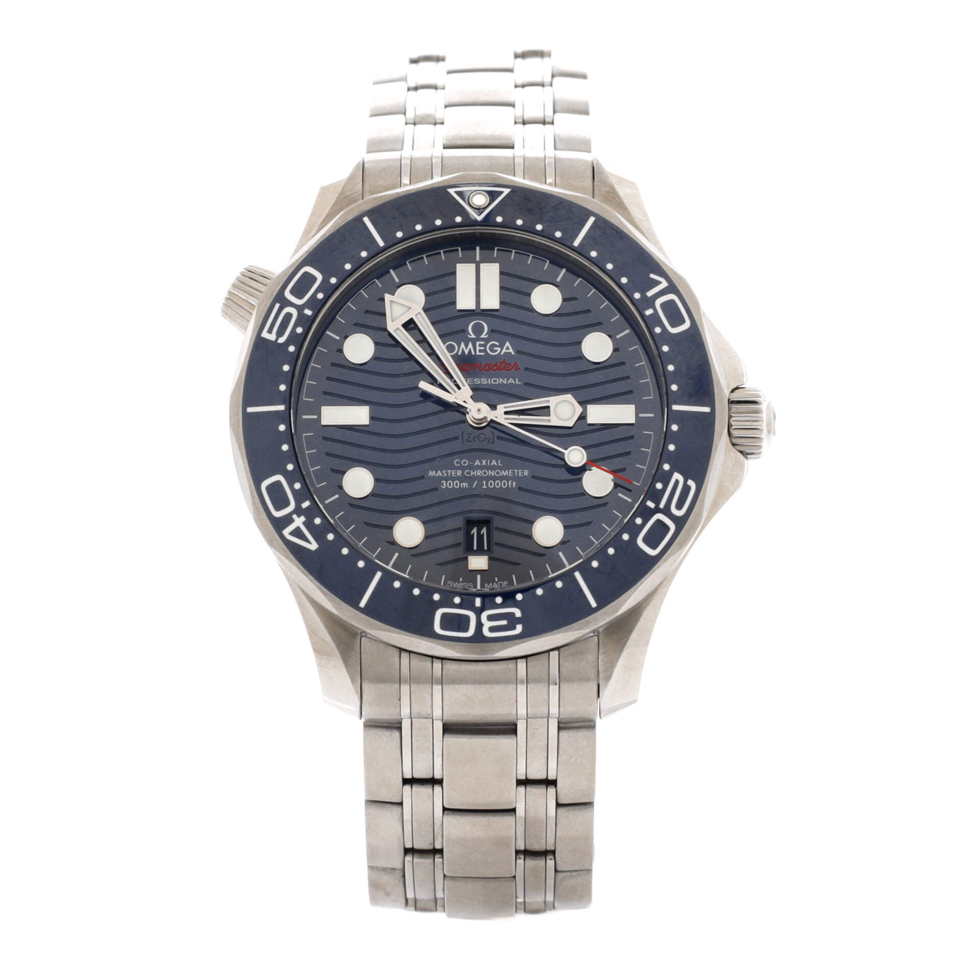 Seamaster Professional Diver 300M Co-Axial Chronometer Automatic Watch Stainless Steel and Ceramic 42