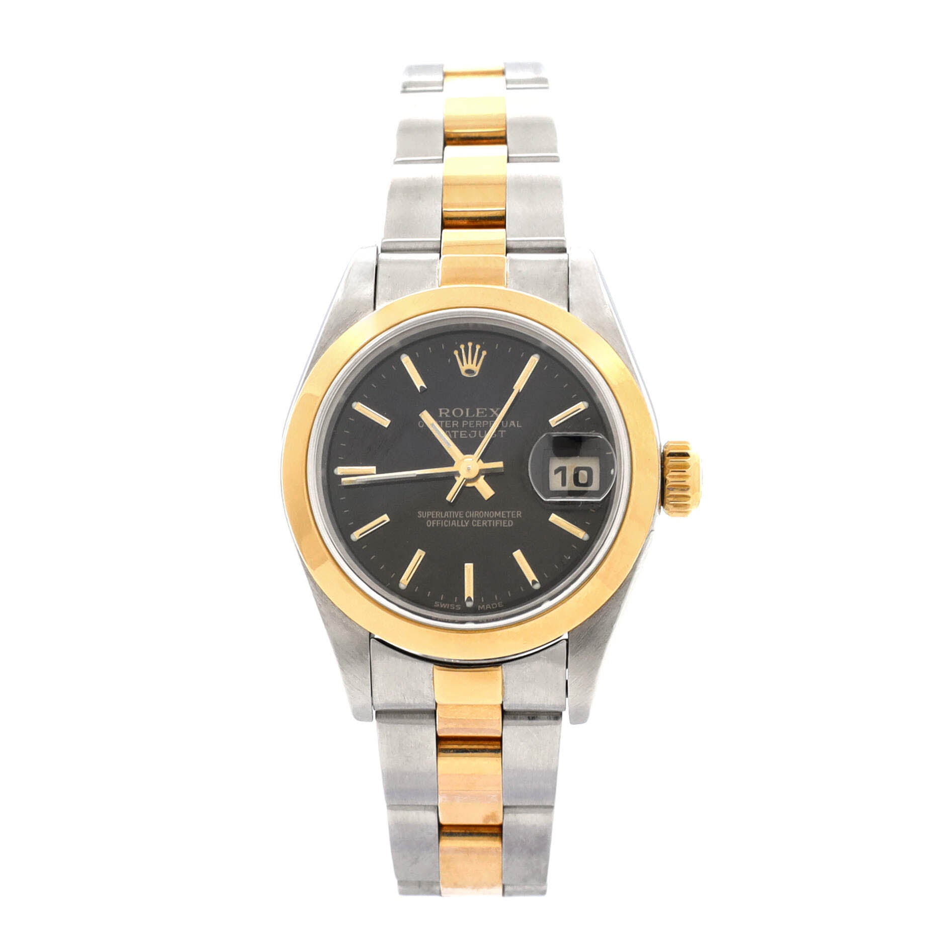 Oyster Perpetual Datejust Automatic Watch Stainless Steel and Yellow Gold 26