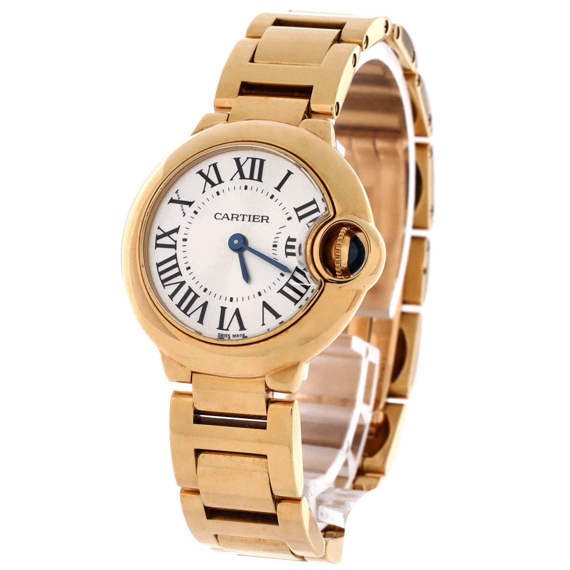 Ballon Bleu de Cartier Quartz Watch Yellow Gold 28