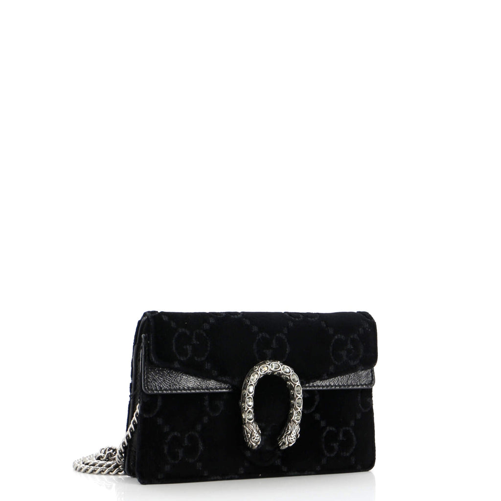 Dionysus Bag GG Velvet Super Mini