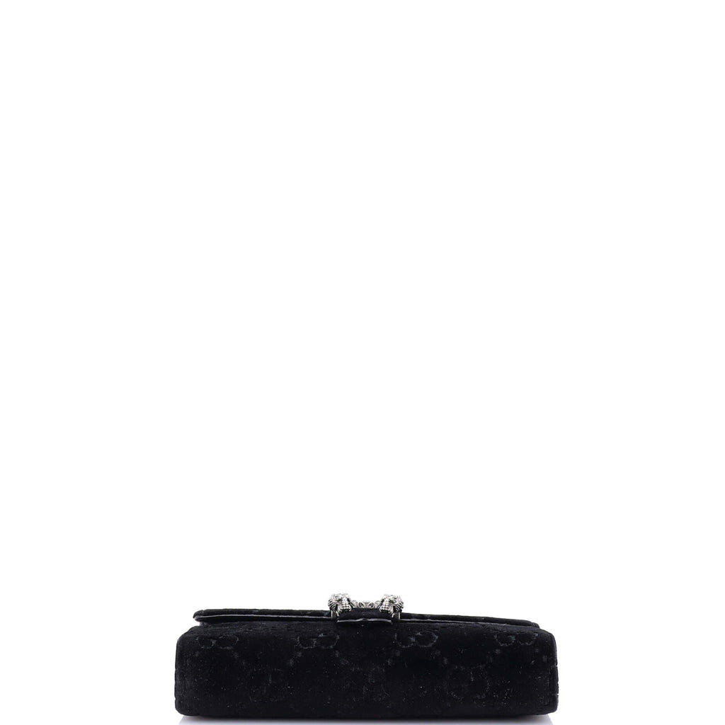 Dionysus Chain Wallet GG Velvet Small