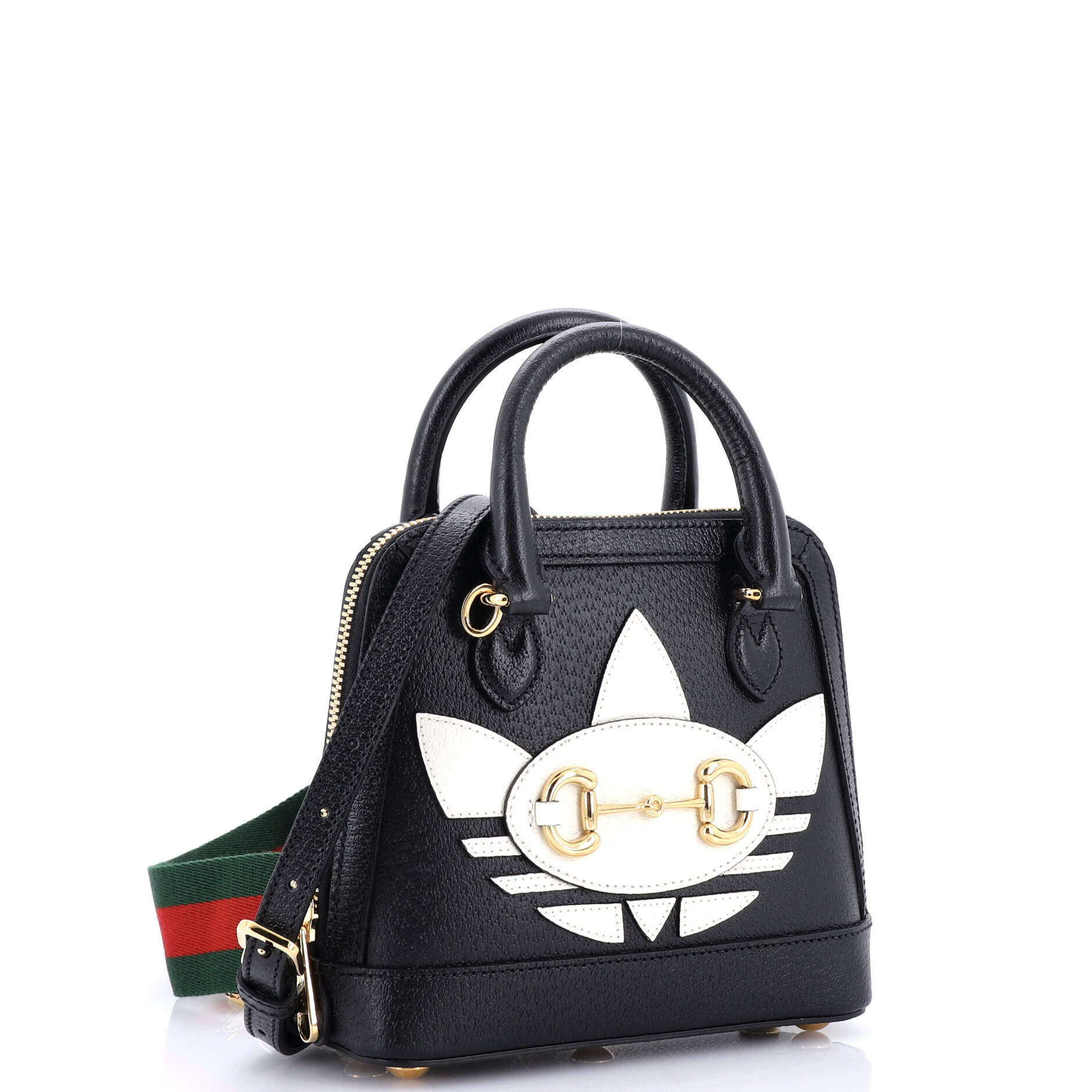 x Adidas Horsebit 1955 Top Handle Bag Leather with Applique Mini