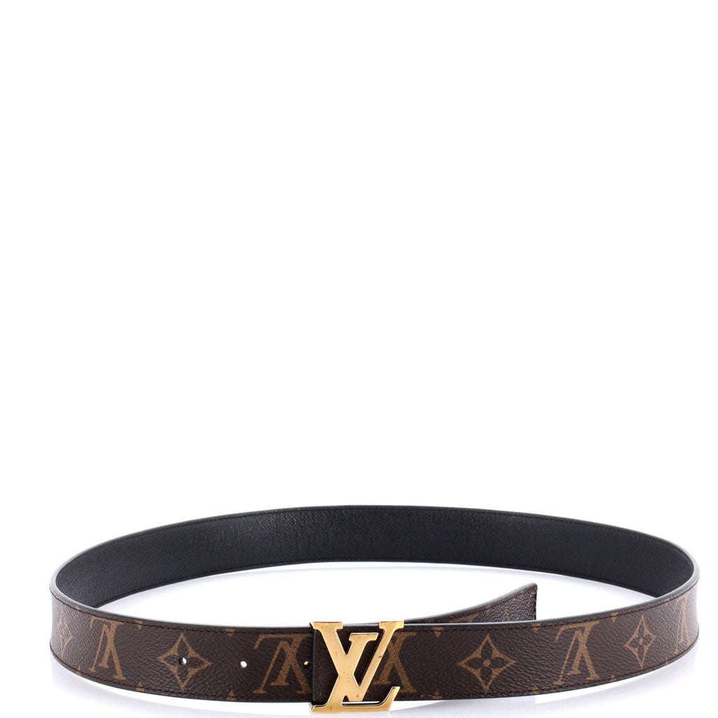 LV Initiales Reversible Belt Monogram Canvas and Leather Medium 90