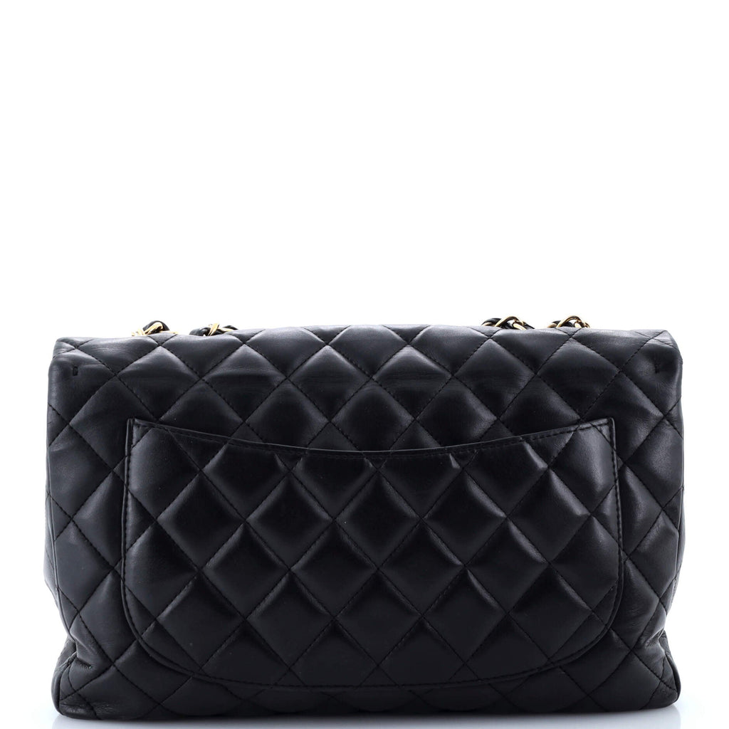 Classic Single Flap Bag Quilted Lambskin Jumbo