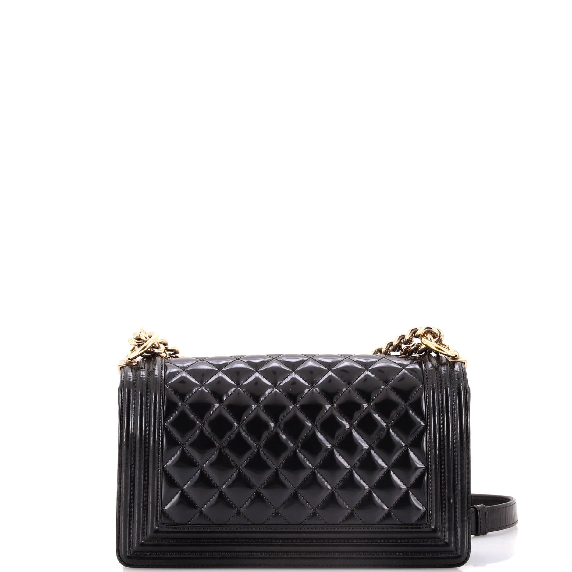 Boy Flap Bag Quilted Iridescent Glazed Calfskin Old Medium