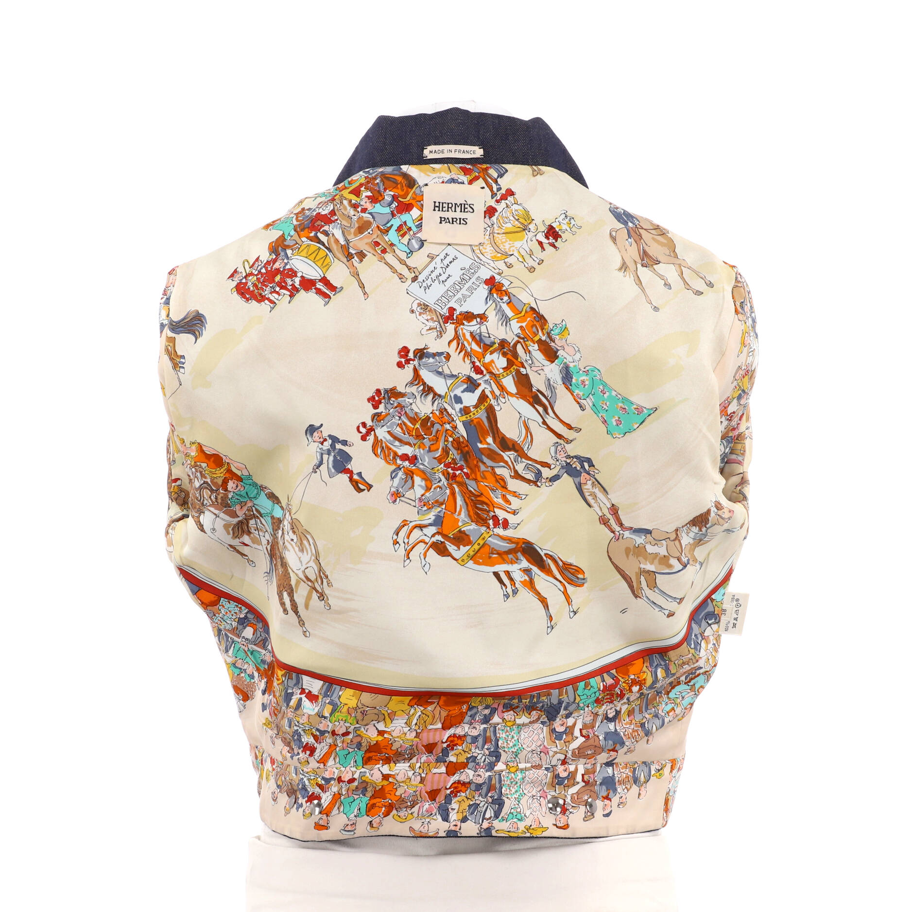 Women's Cirque Molier Button Up Jacket Linen and Silk