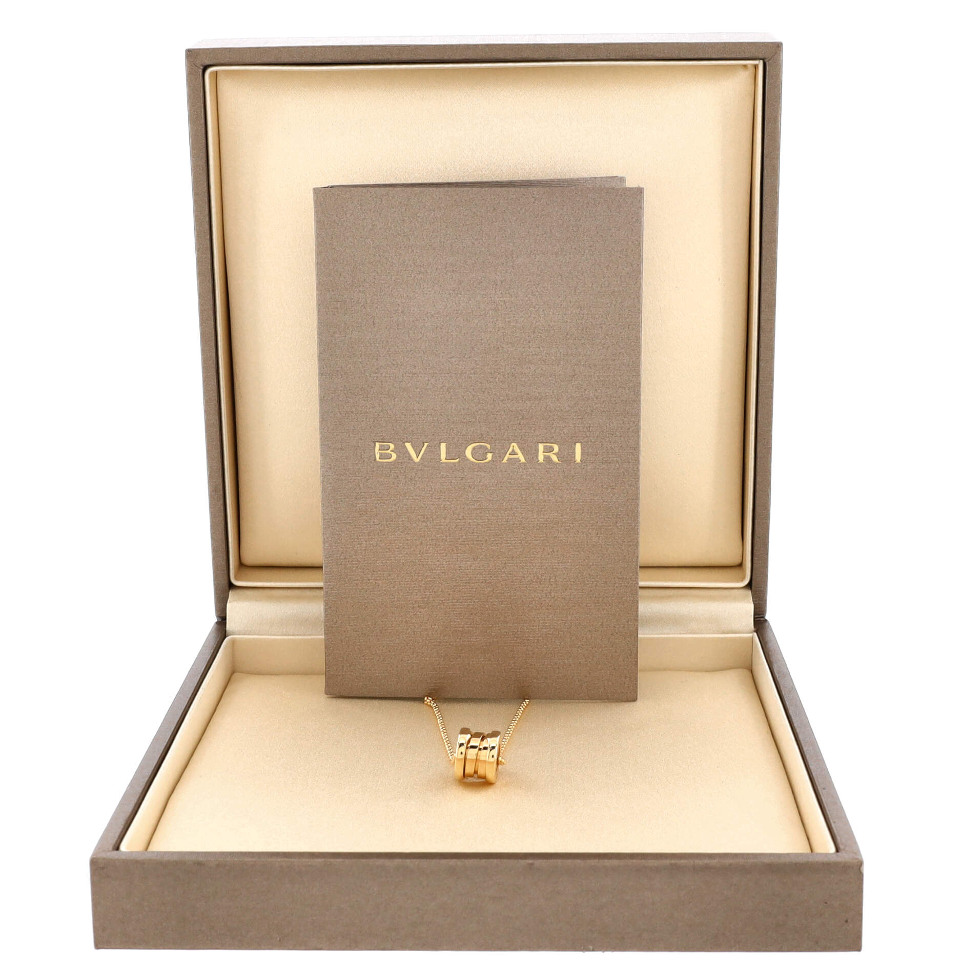 B.Zero1 Pendant Necklace 18K Yellow Gold Small