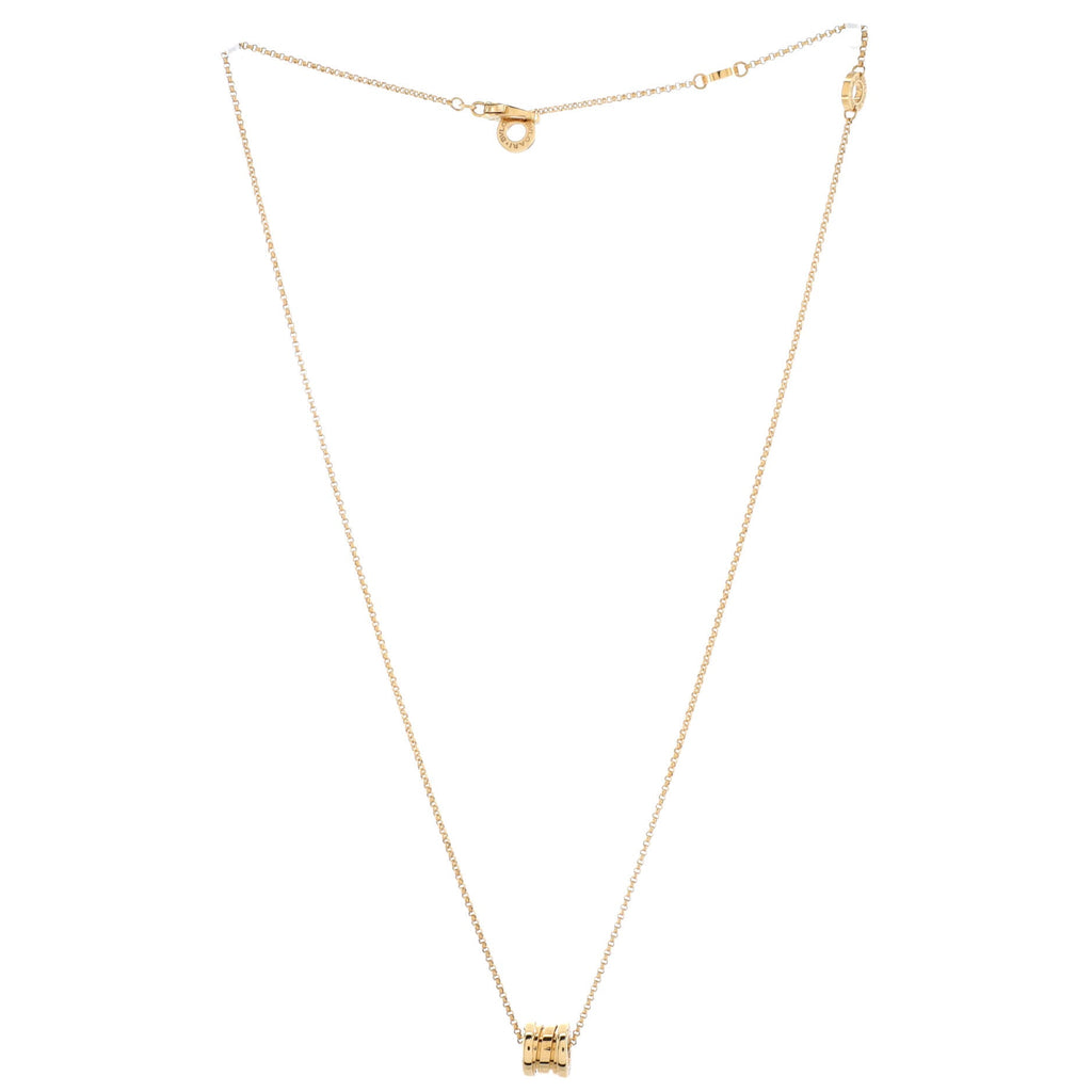 B.Zero1 Pendant Necklace 18K Yellow Gold Small