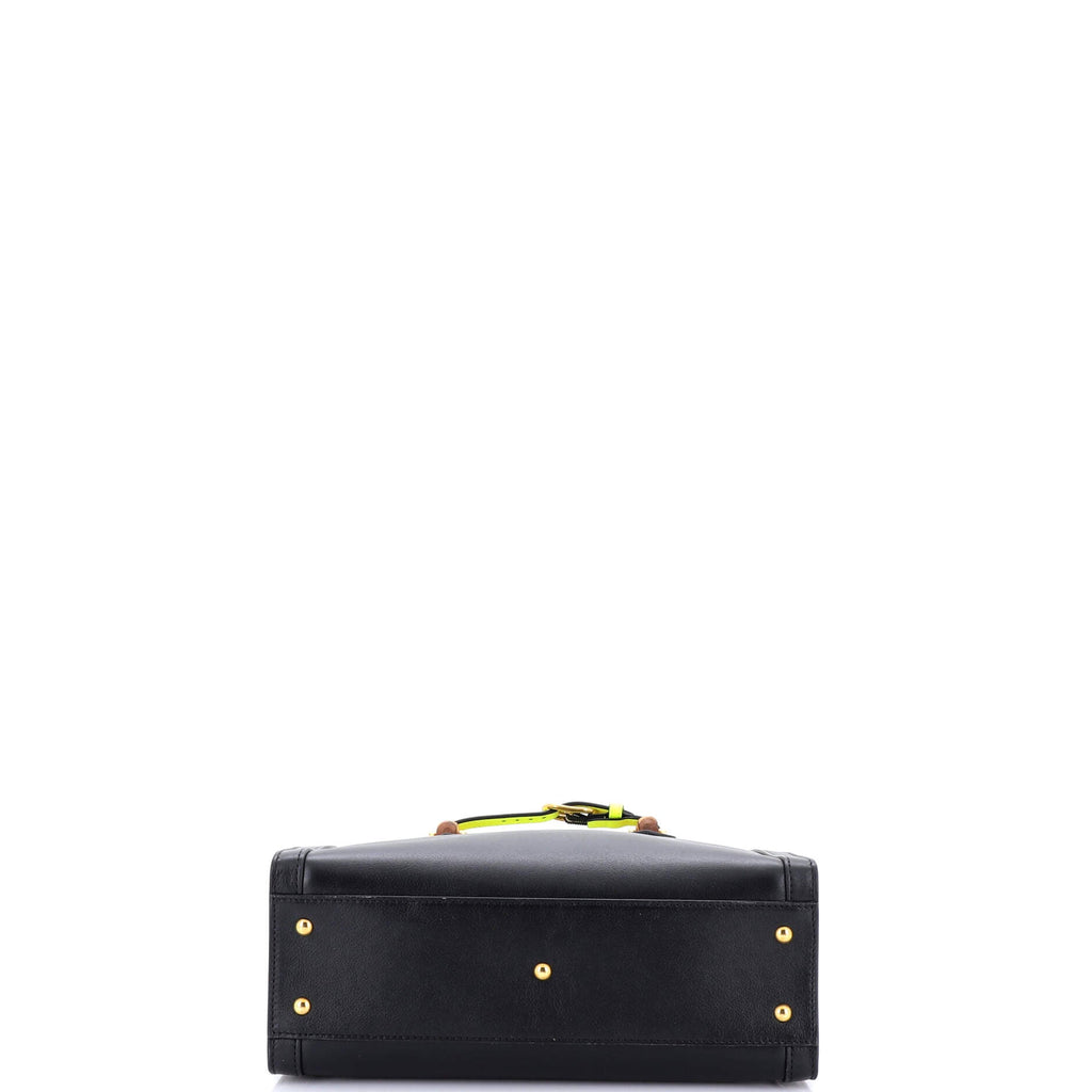 Diana NM Bamboo Handle Tote Leather Small