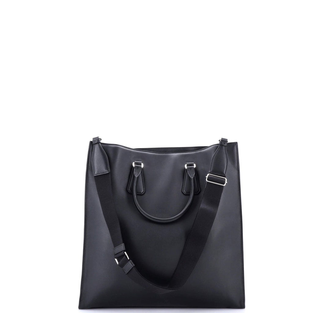 Convertible Triangle Shopper Tote Soft Calf Medium