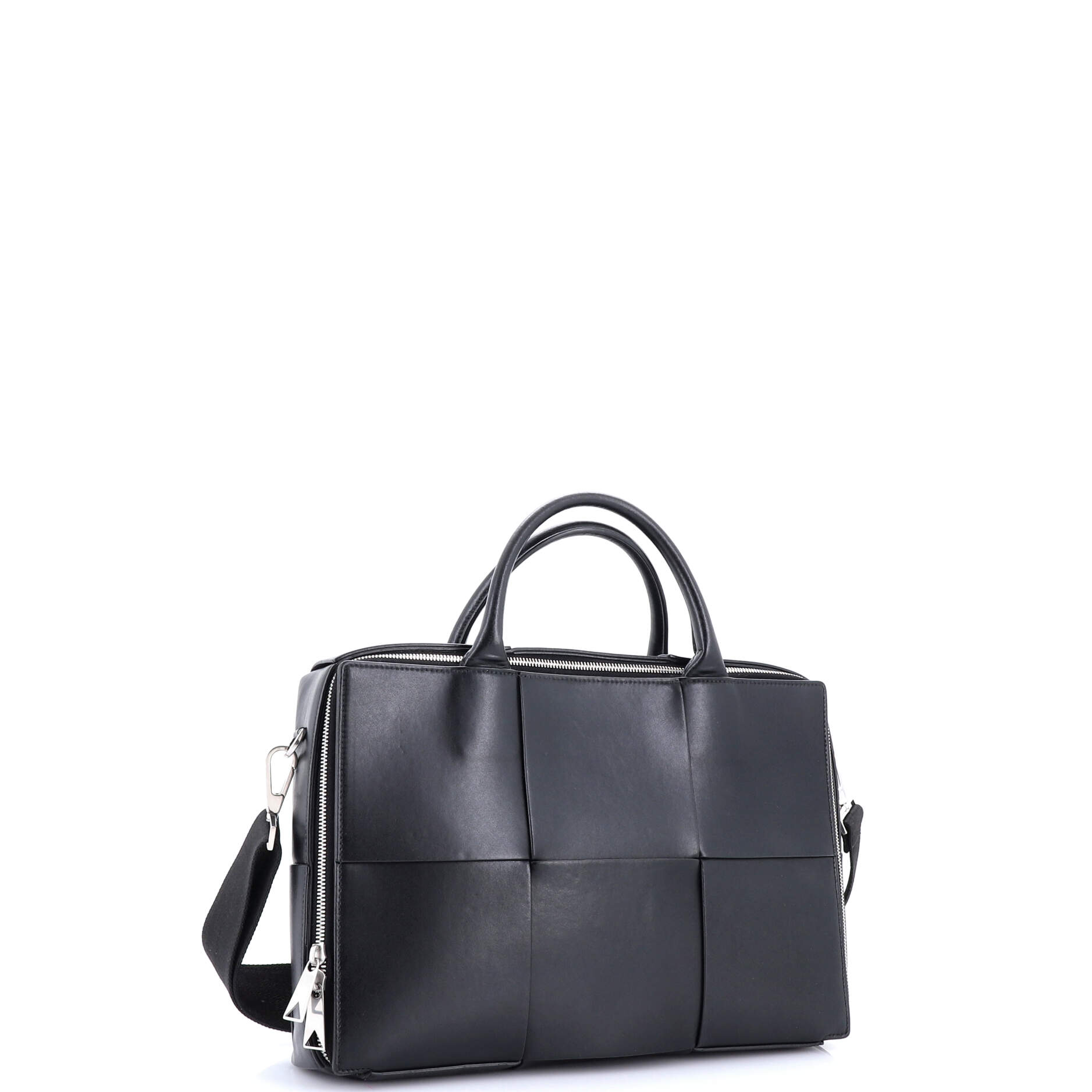 Arco Briefcase Maxi Intrecciato Leather Medium