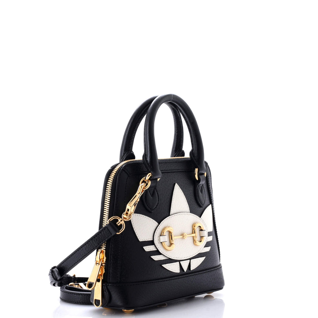 x Adidas Horsebit 1955 Top Handle Bag Leather with Applique Mini