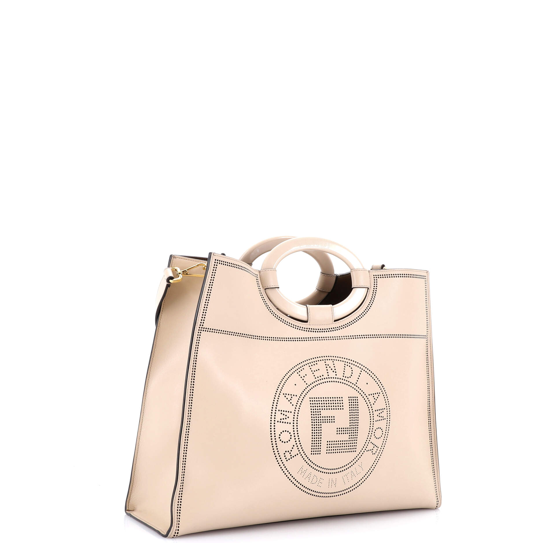 Runaway Shopper Tote Perforated Leather Medium