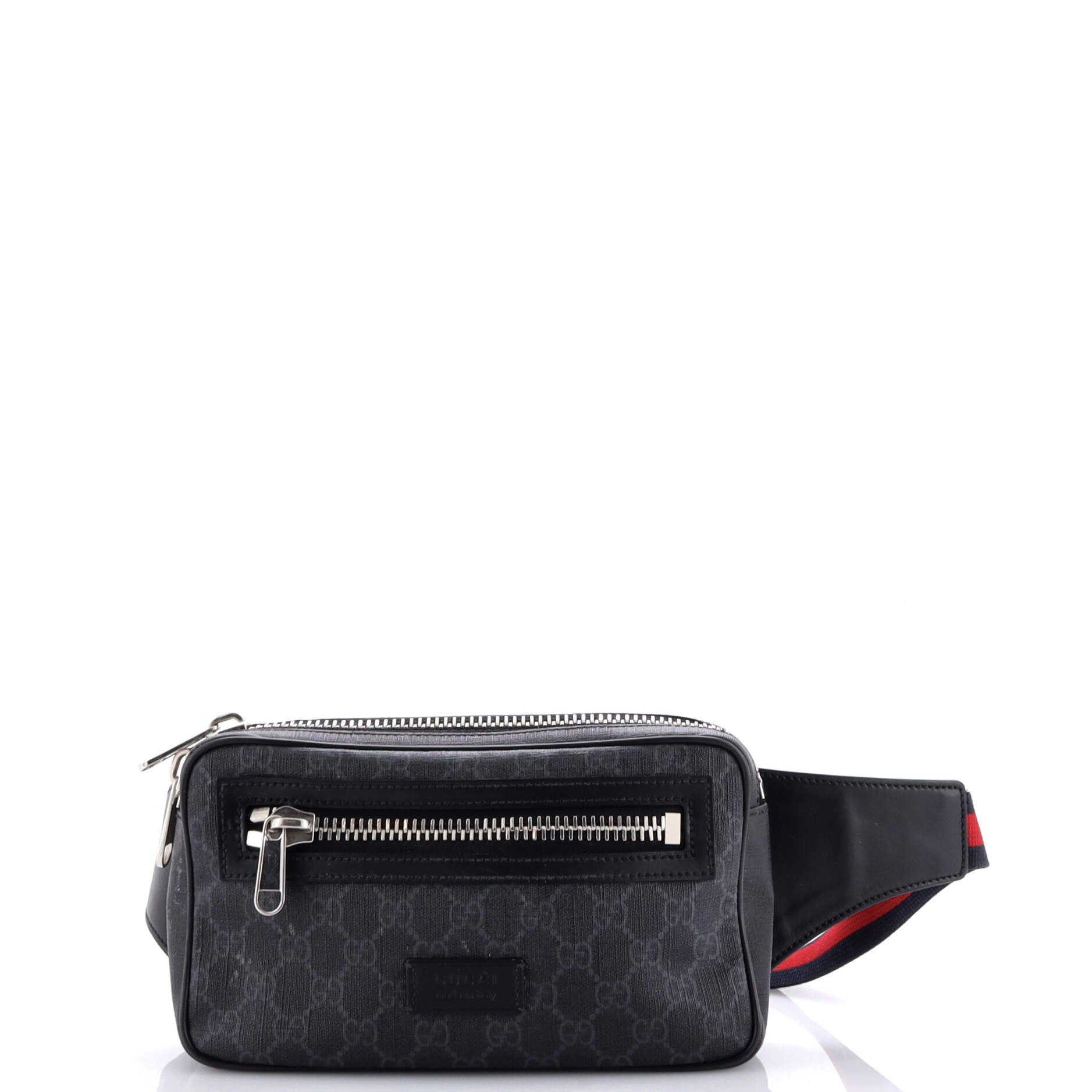 Front Pocket Camera Bag GG Crystal Coated Canvas Mini