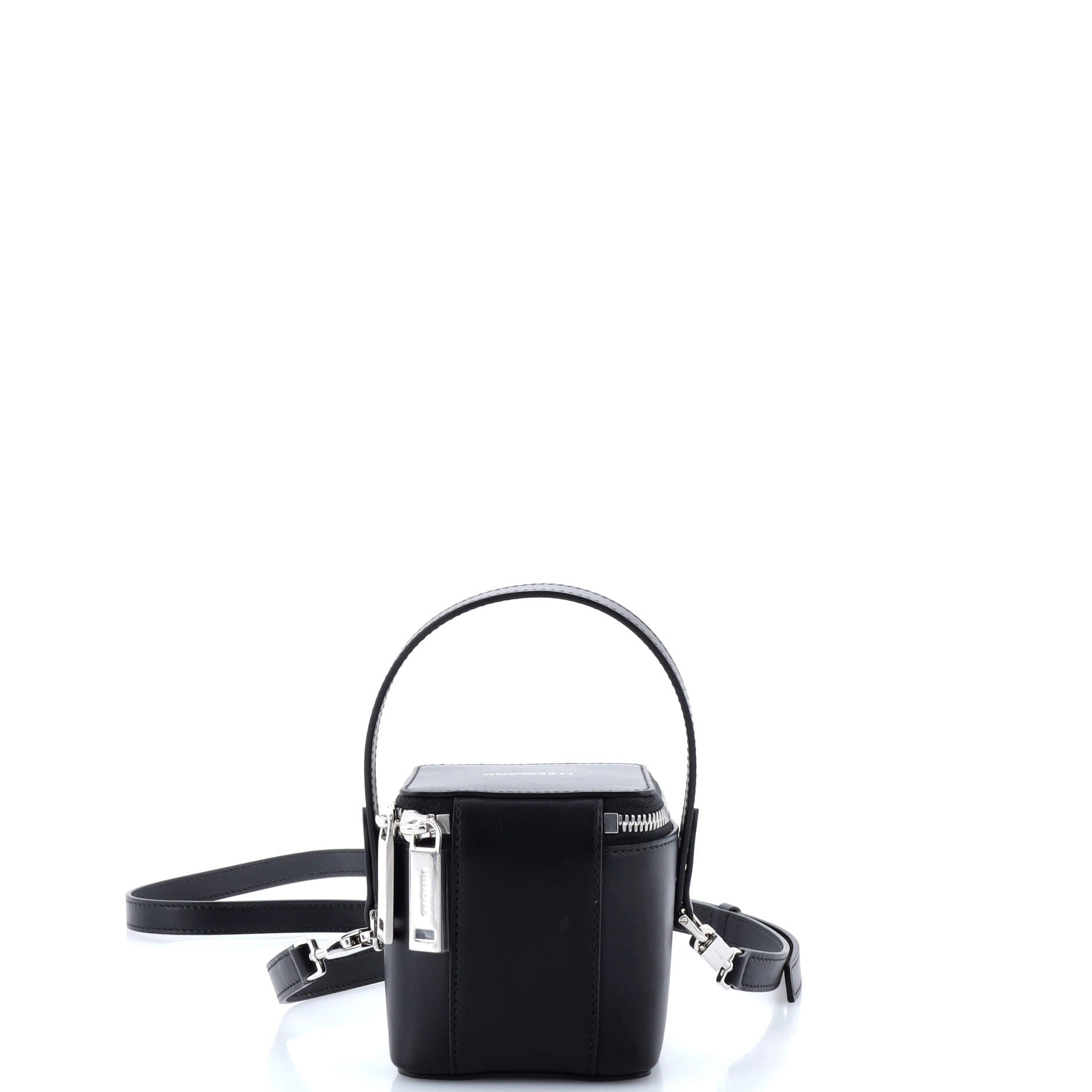 Gancicni Top Handle Vanity Case Leather Micro