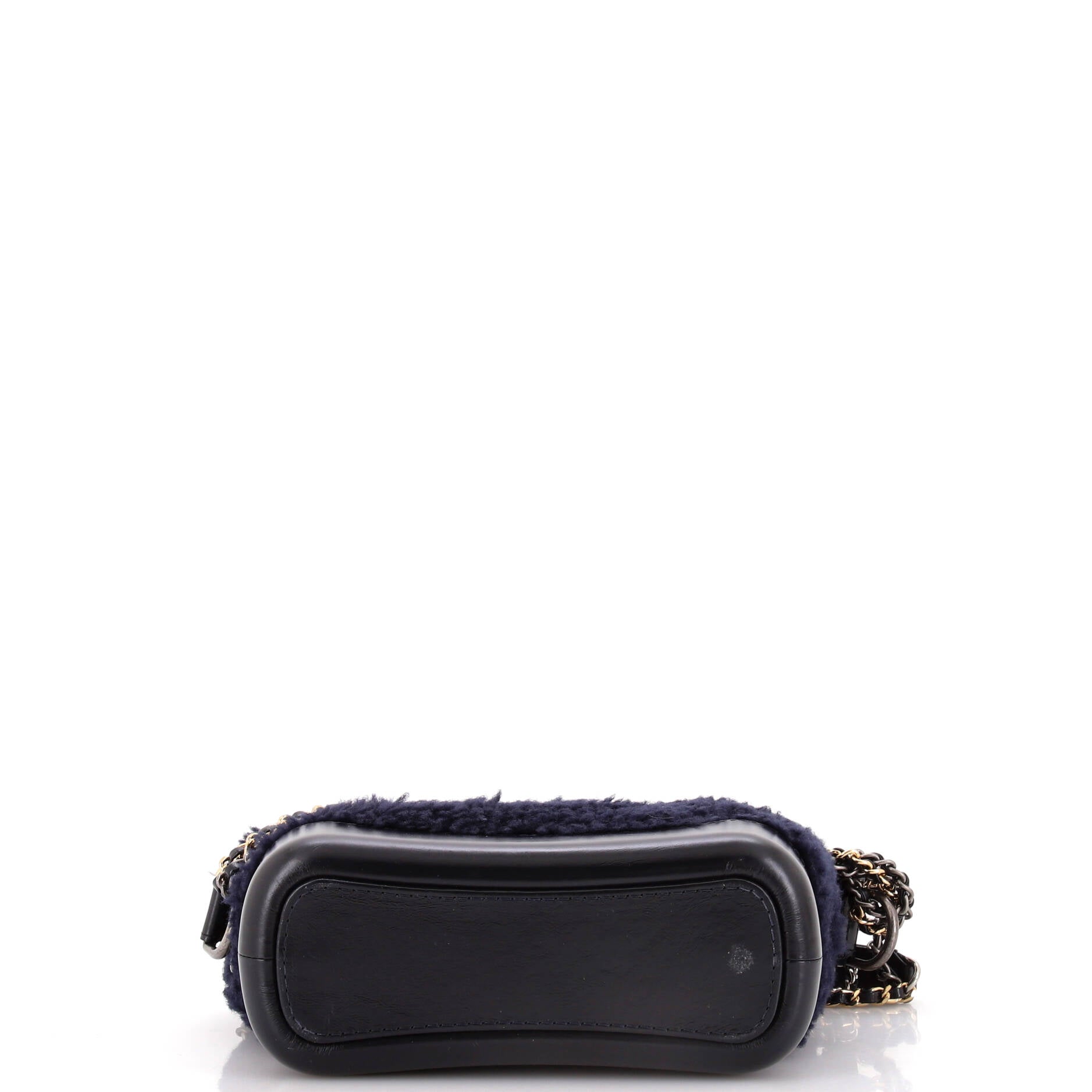 Gabrielle Hobo Shearling and Leather Small