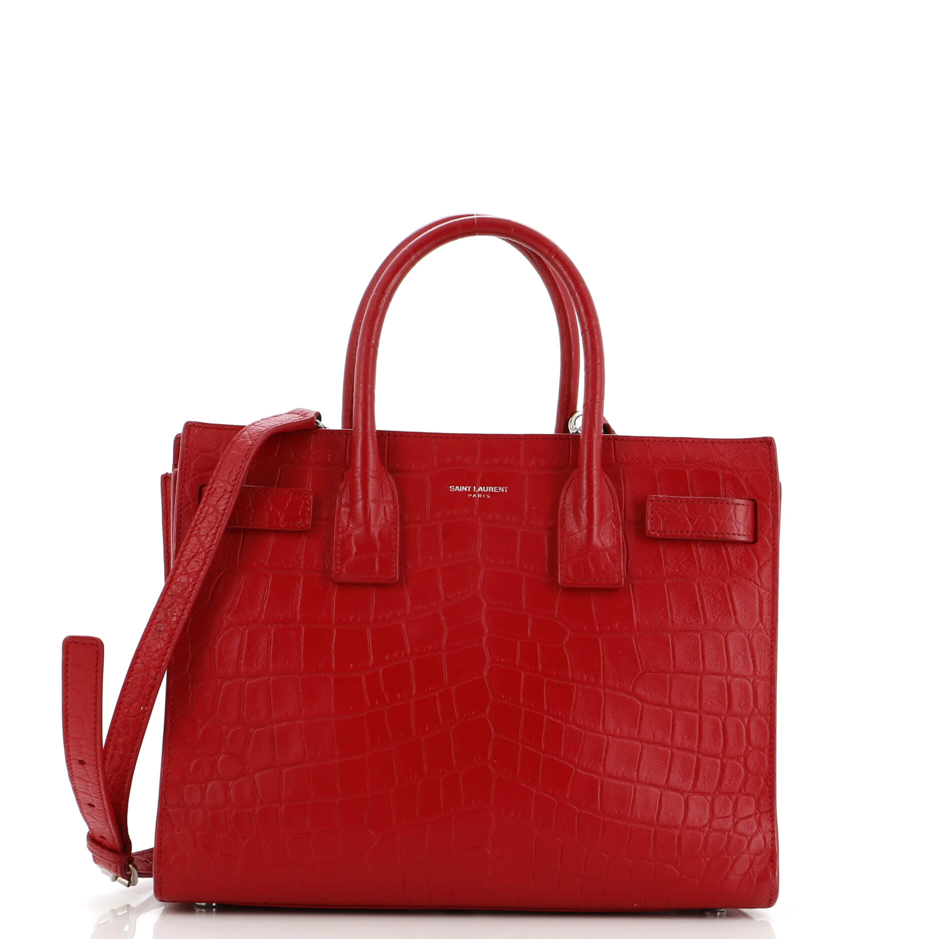 Sac de Jour NM Bag Crocodile Embossed Leather Nano