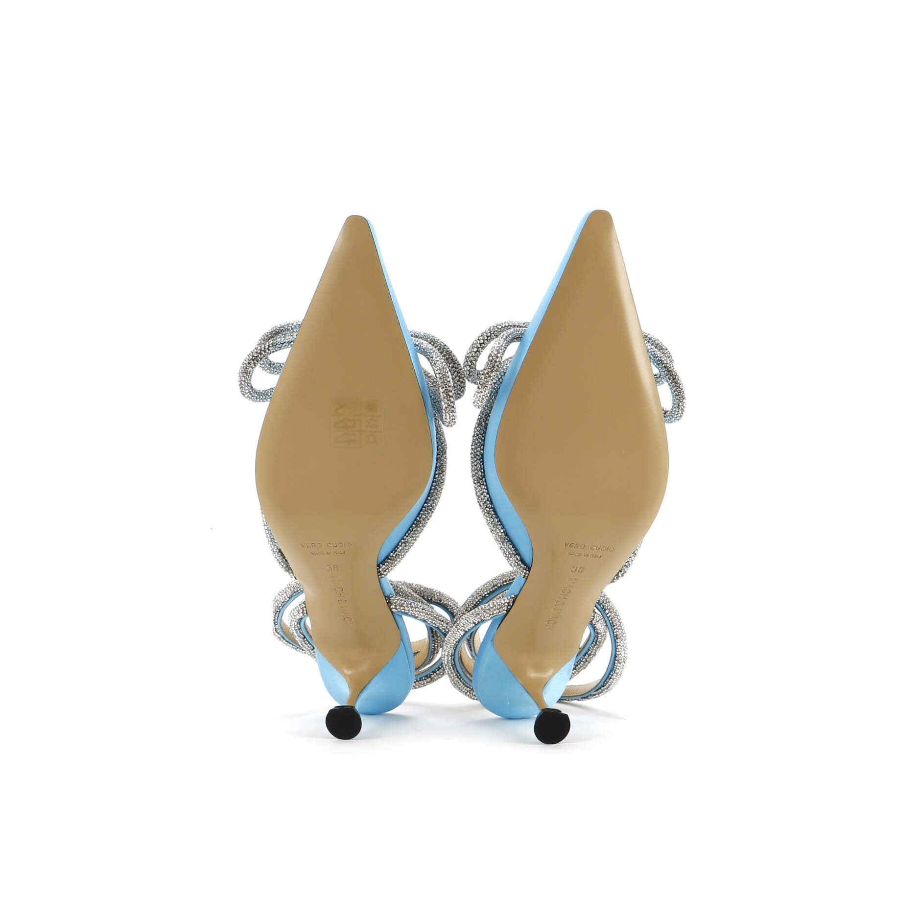 Women's Double Bow Ankle Strap Pumps Satin 75