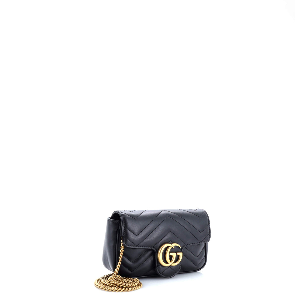GG Marmont Flap Bag Matelasse Leather Super Mini