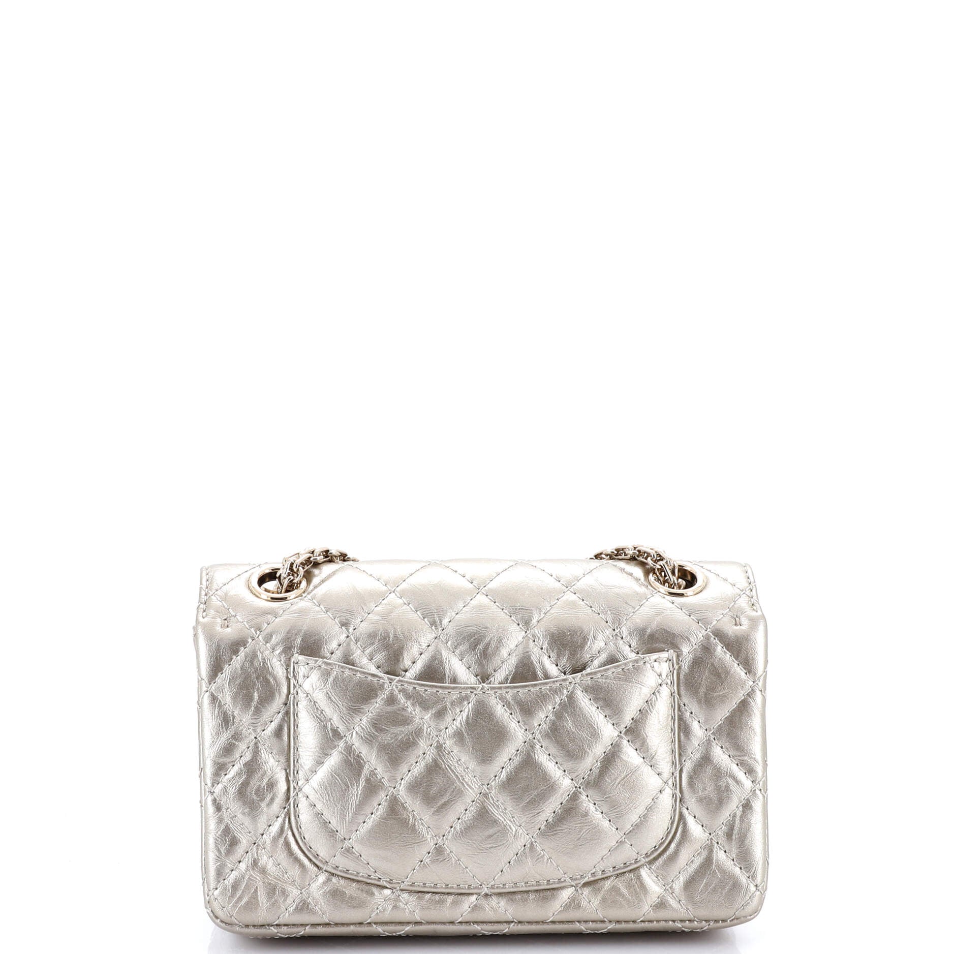 Reissue 2.55 Flap Bag Quilted Metallic Calfskin Mini