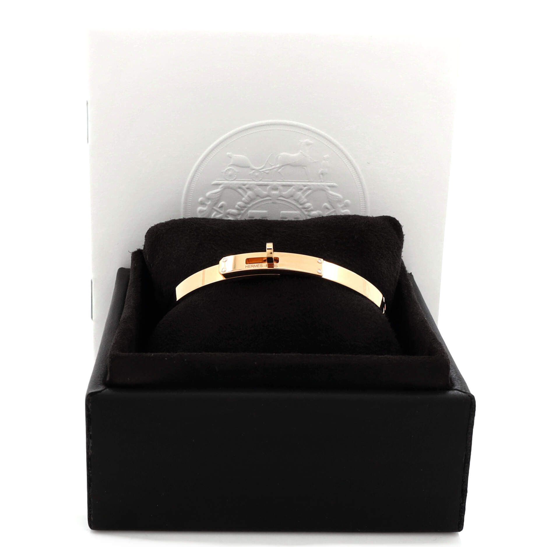 Kelly Bracelet 18K Rose Gold with 4 Diamonds Small