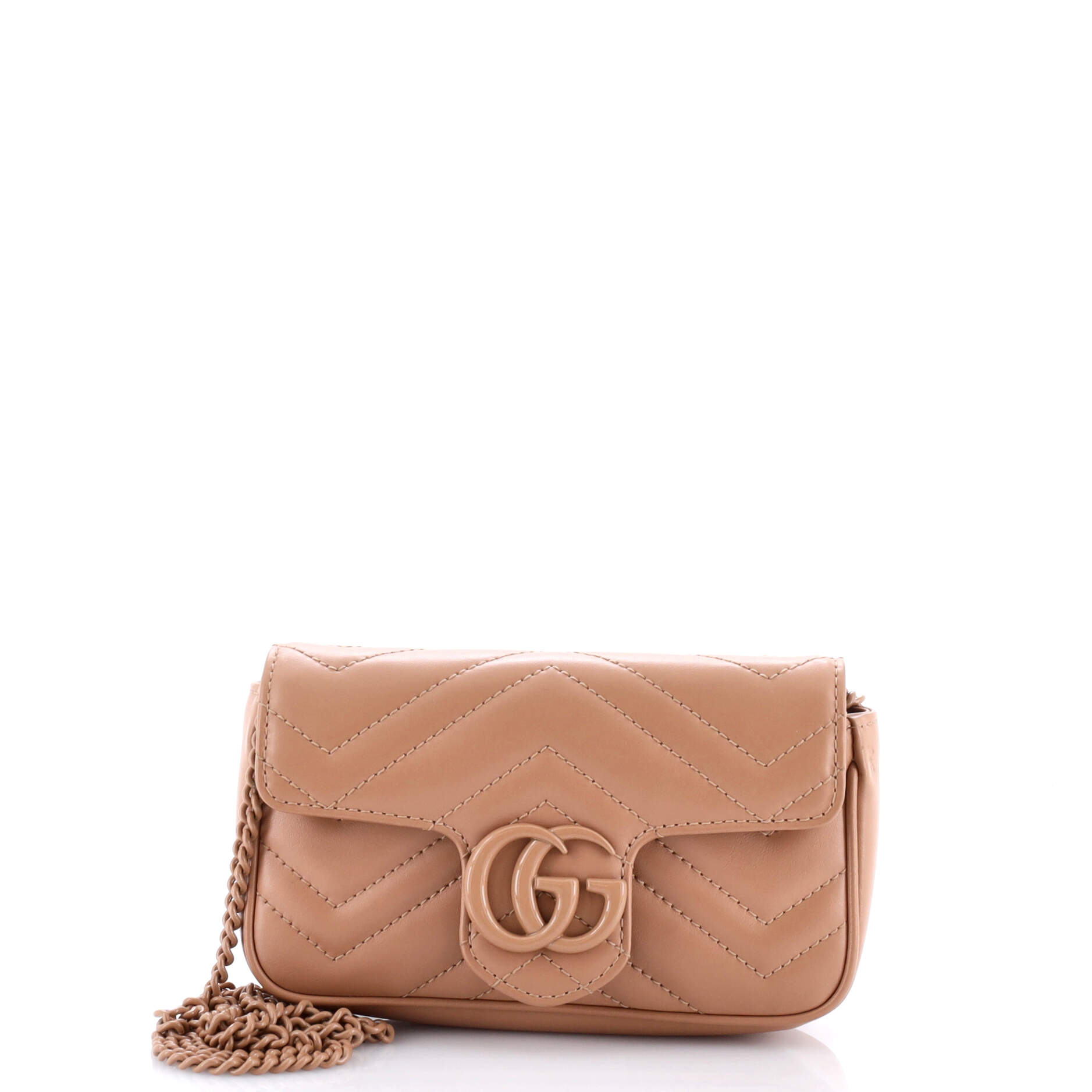 GG Marmont Flap Belt Bag Matelasse Leather