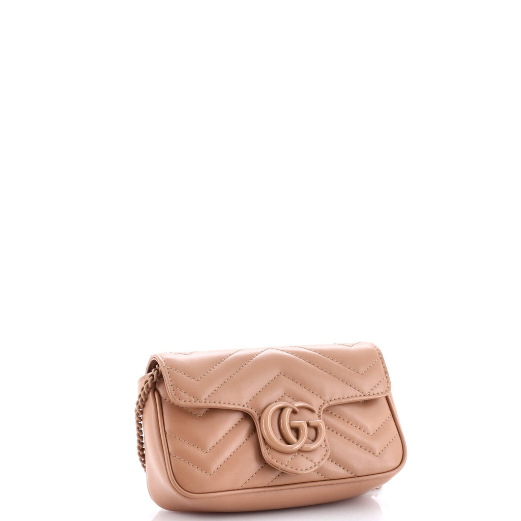 GG Marmont Flap Belt Bag Matelasse Leather