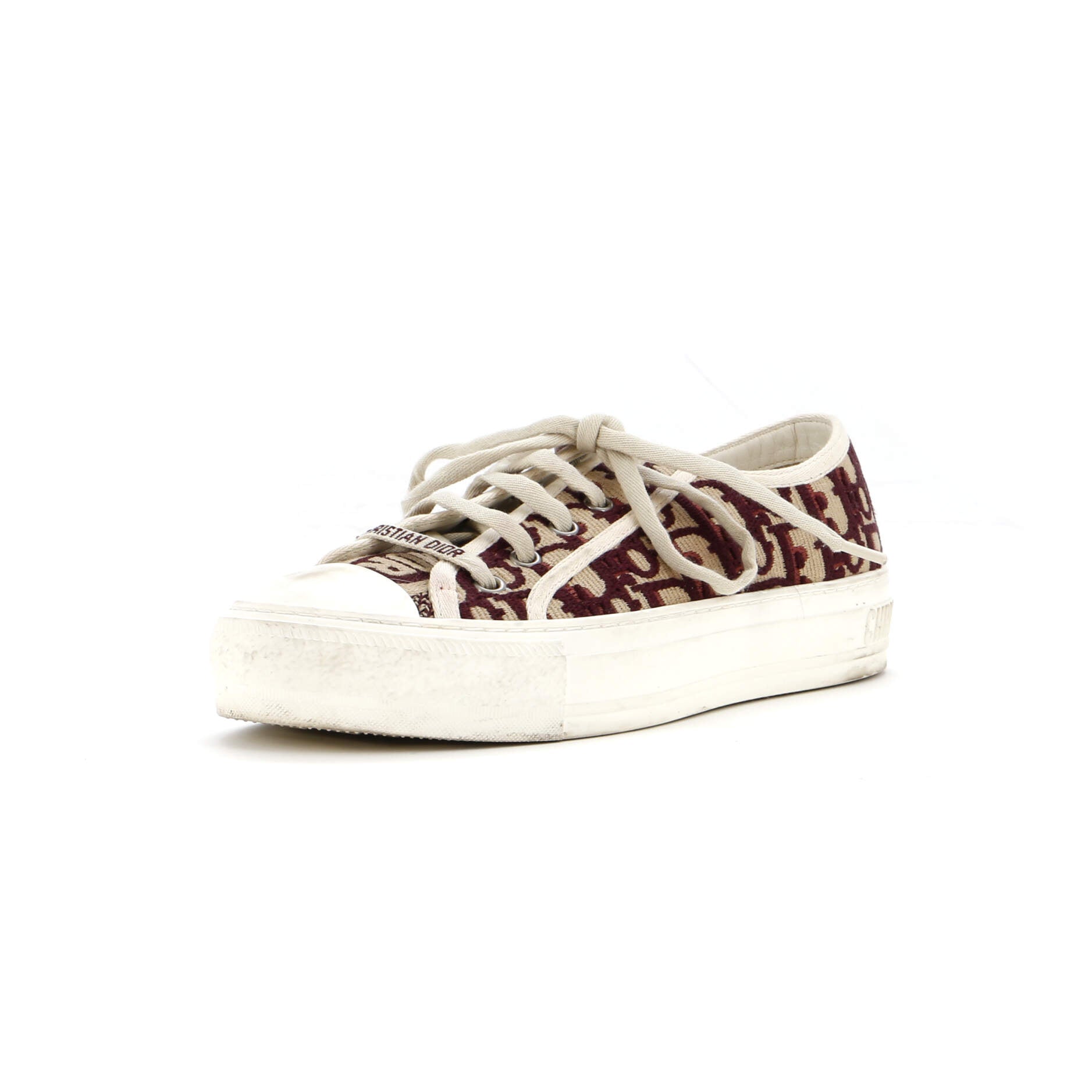 Women's Walk'N'Dior Sneakers Oblique Canvas