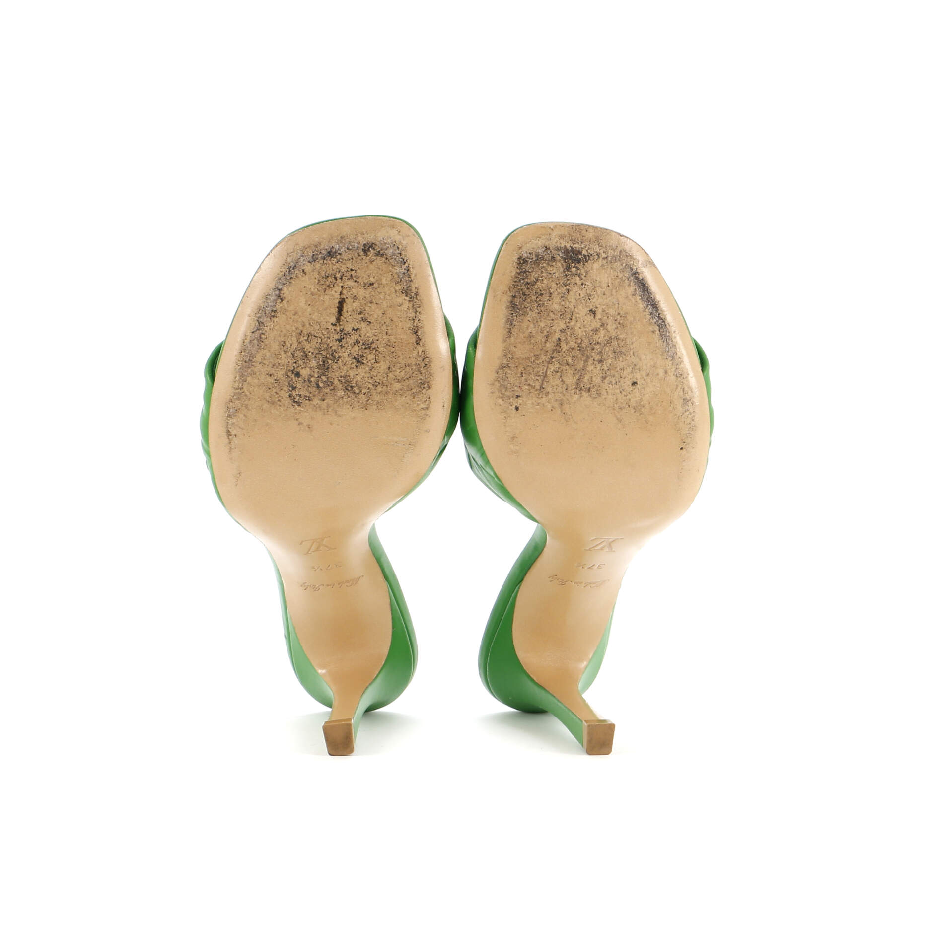 Women's Revival Heeled Mules Monogram Embossed Leather