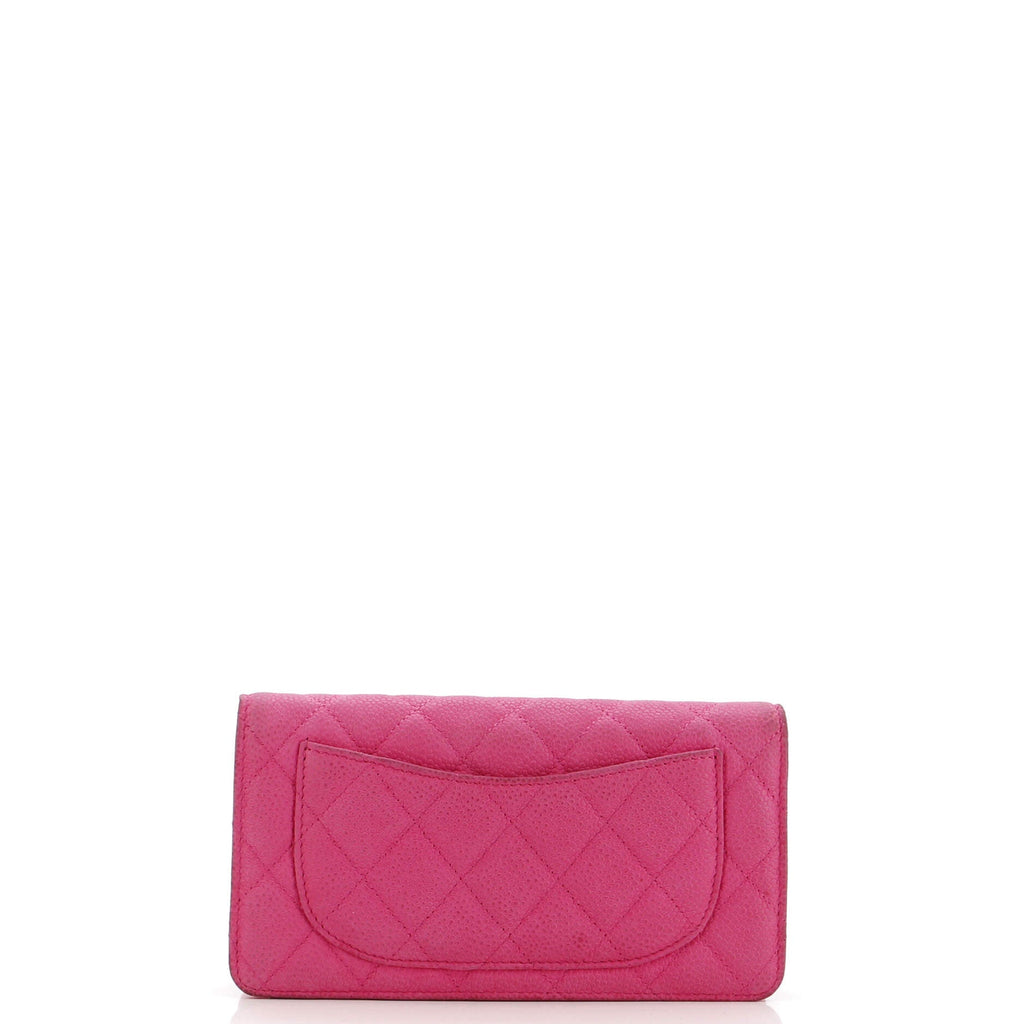 L-Yen Wallet Quilted Caviar