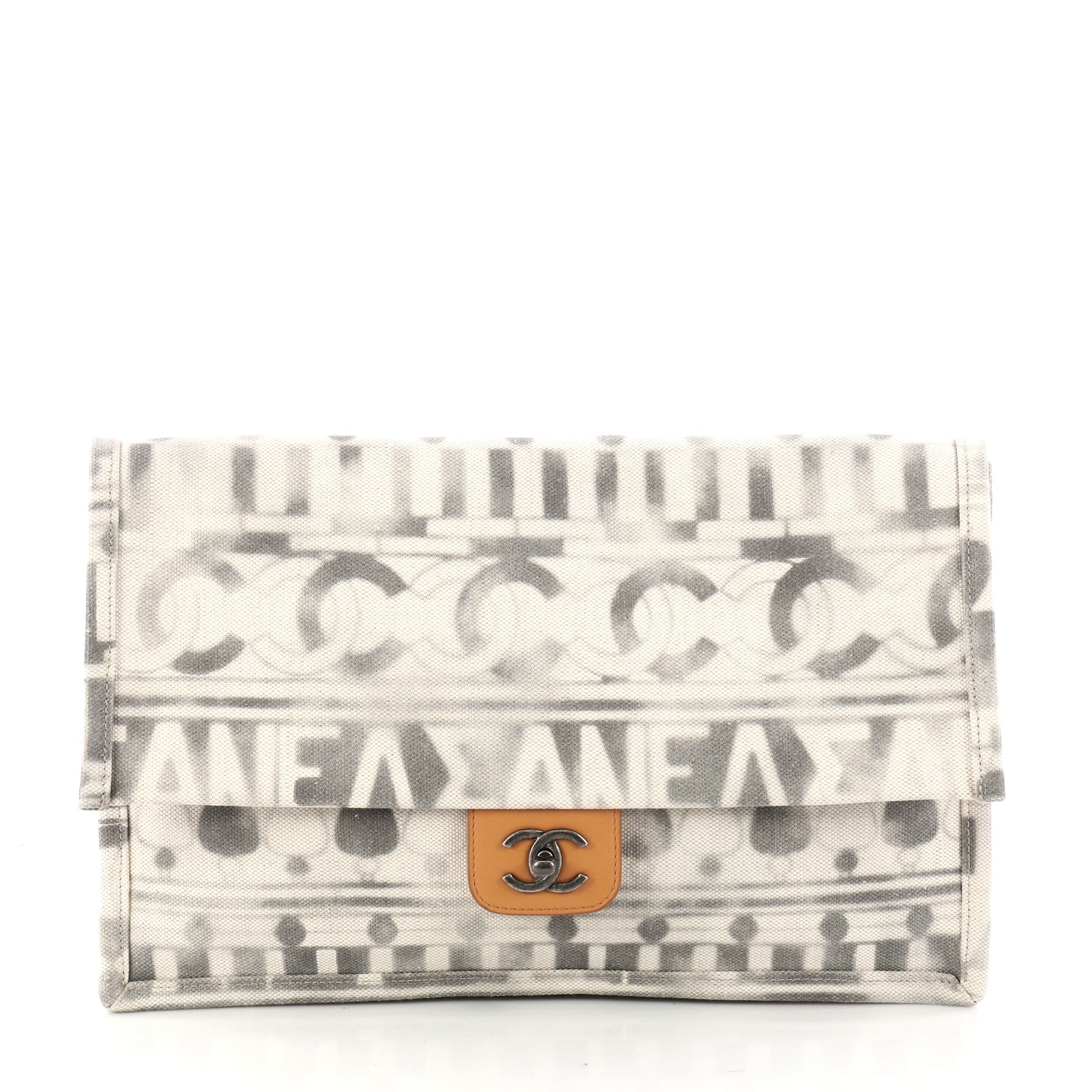 Iliad Clutch Bag Printed Toile
