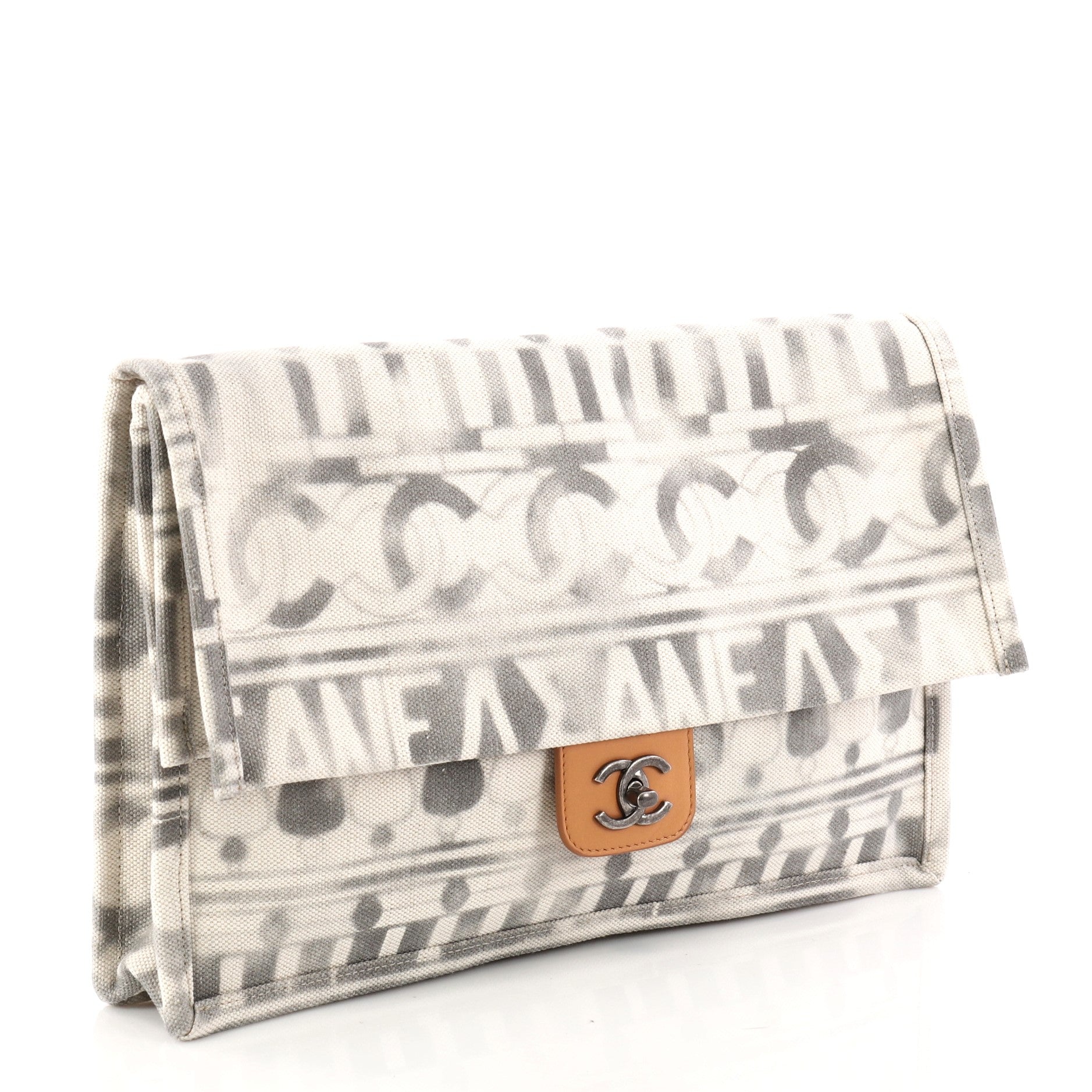 Iliad Clutch Bag Printed Toile