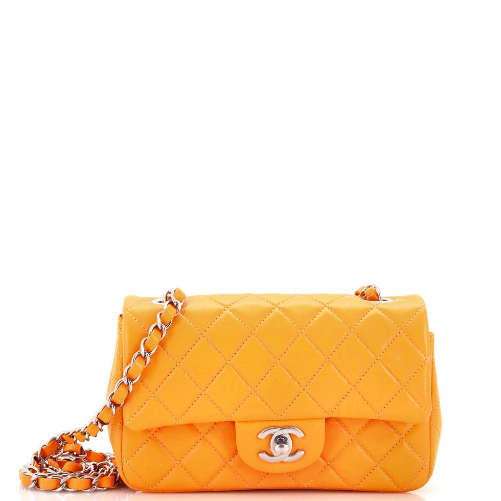 Classic Single Flap Bag Quilted Lambskin Mini