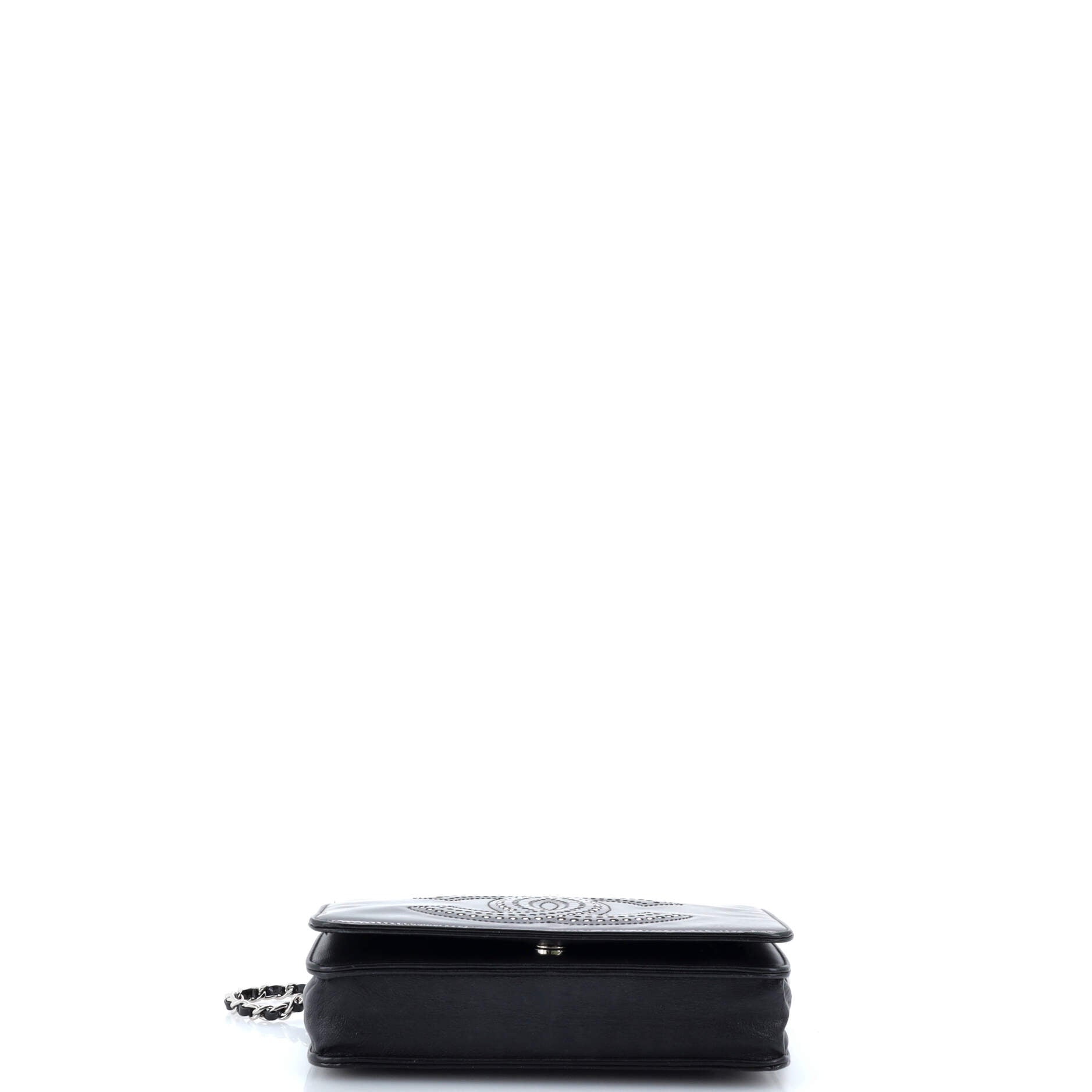 CC Wallet on Chain Strass Embellished Patent