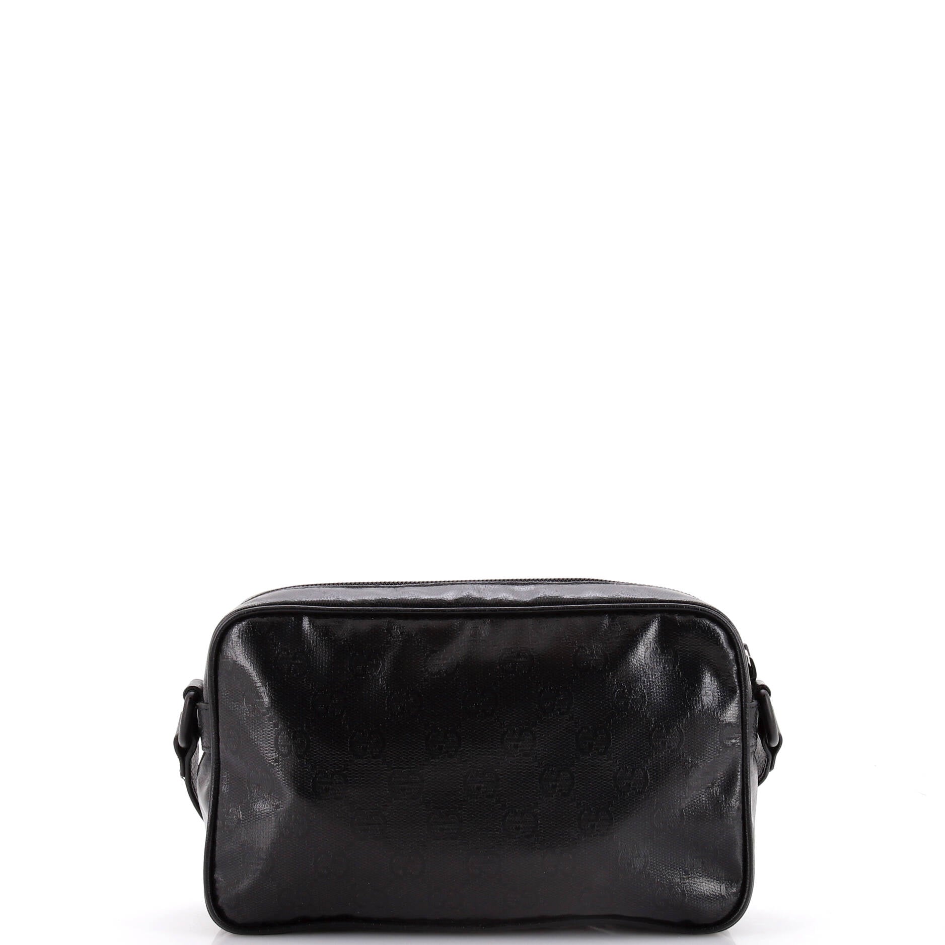 Front Pocket Camera Bag GG Crystal Coated Canvas Mini