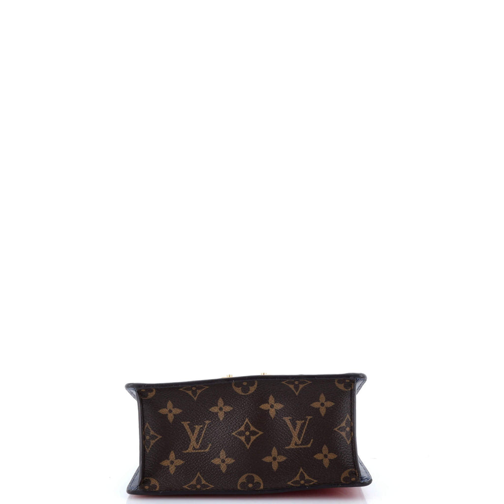 Spring Street NM Handbag Monogram Vernis with Monogram Canvas and Epi Leather
