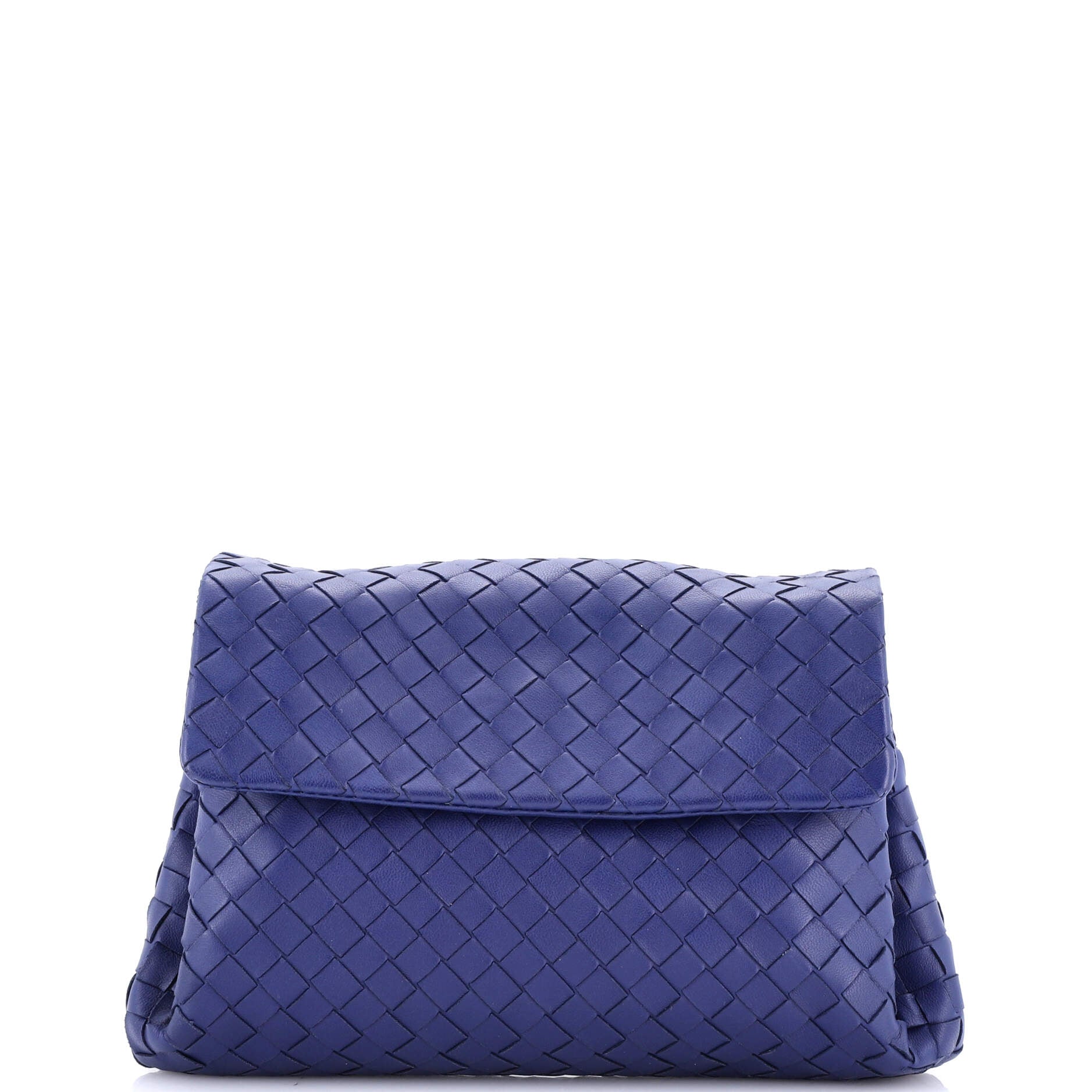 Compartment Flap Clutch Intrecciato Nappa Medium