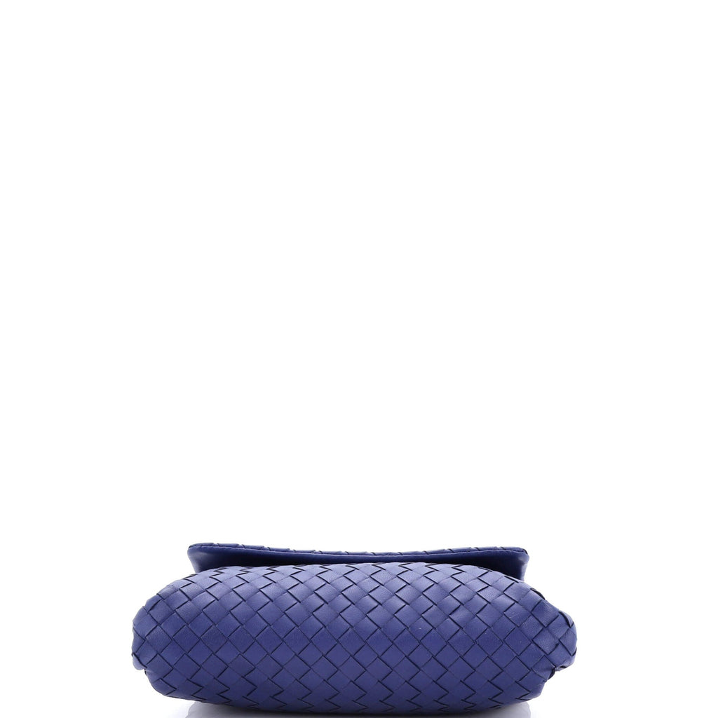 Compartment Flap Clutch Intrecciato Nappa Medium