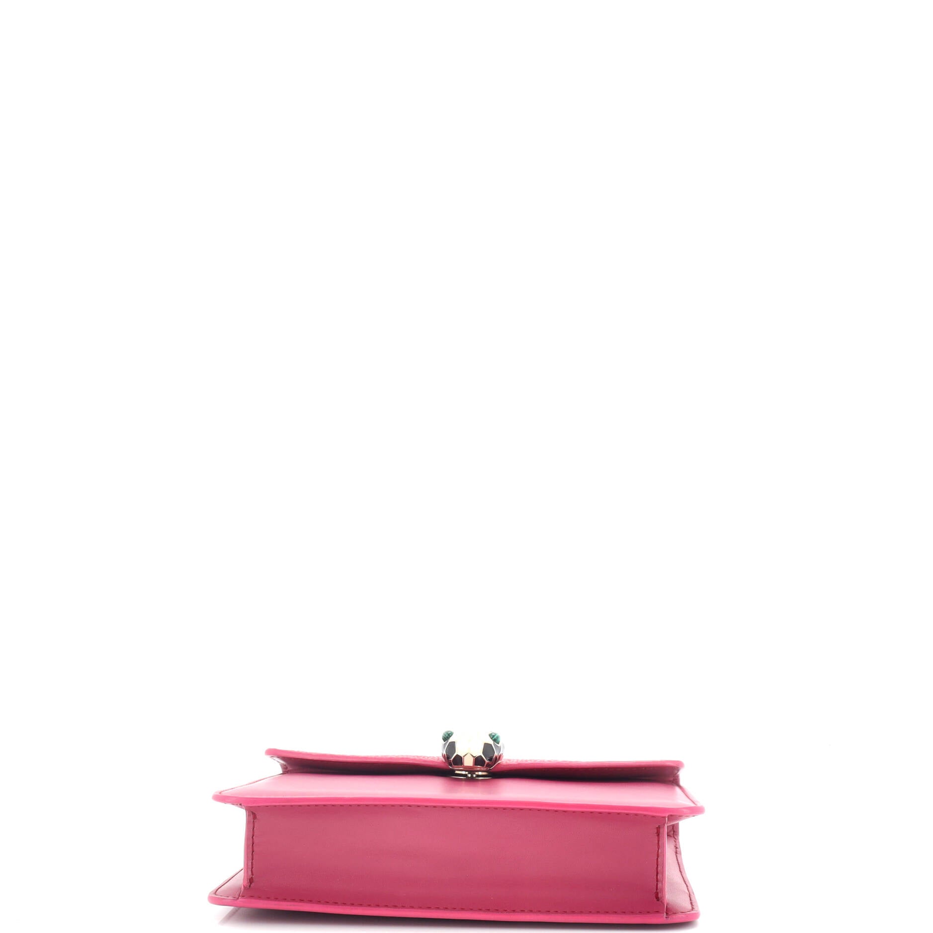 Serpenti Forever Square Shoulder Bag Leather and Stingray Small