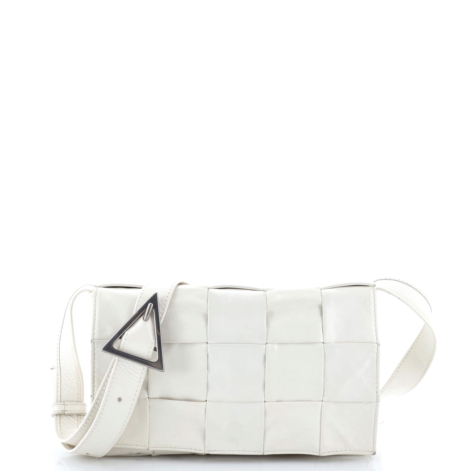 Cassette Crossbody Bag Maxi Intrecciato Leather