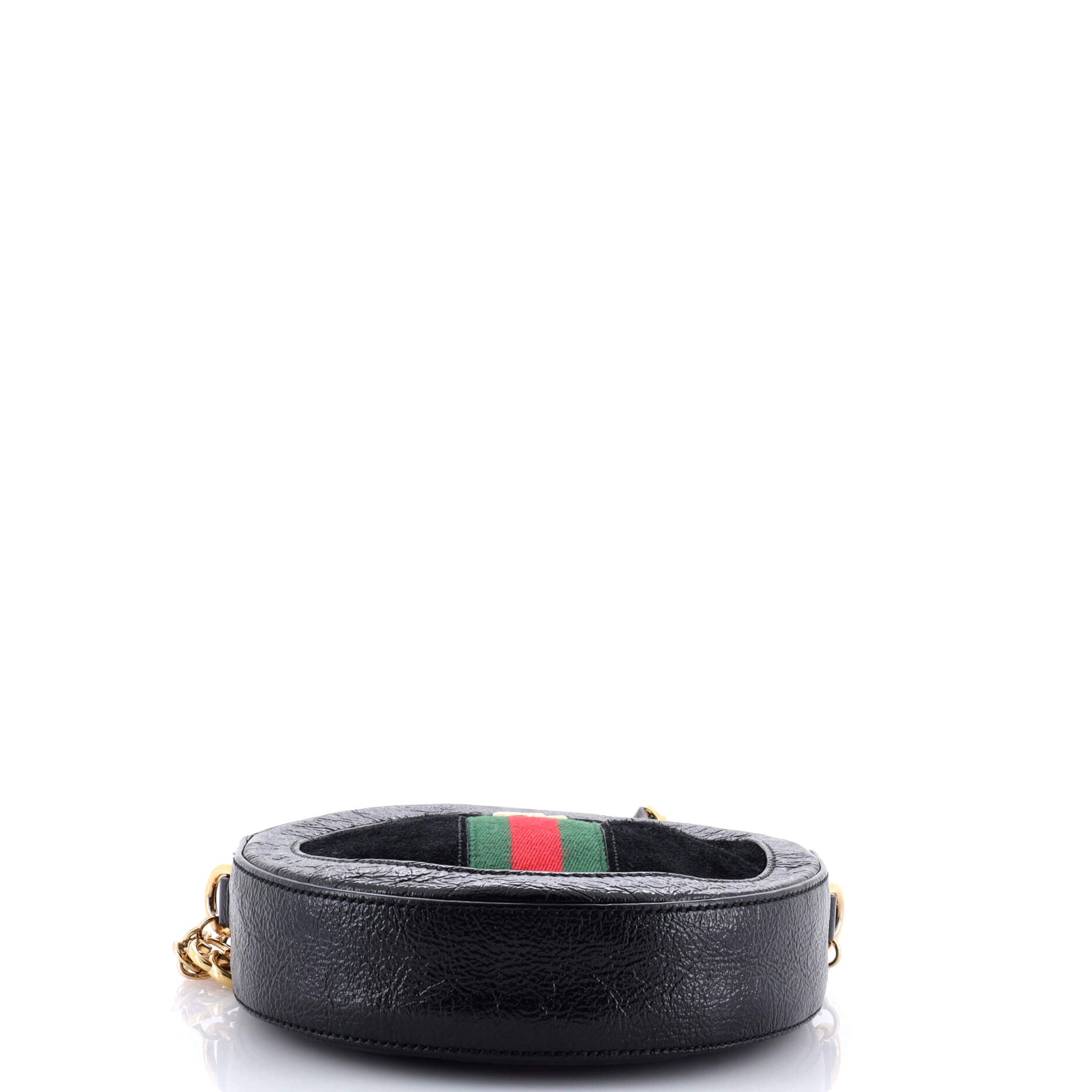 Ophidia Round Shoulder Bag Suede Mini