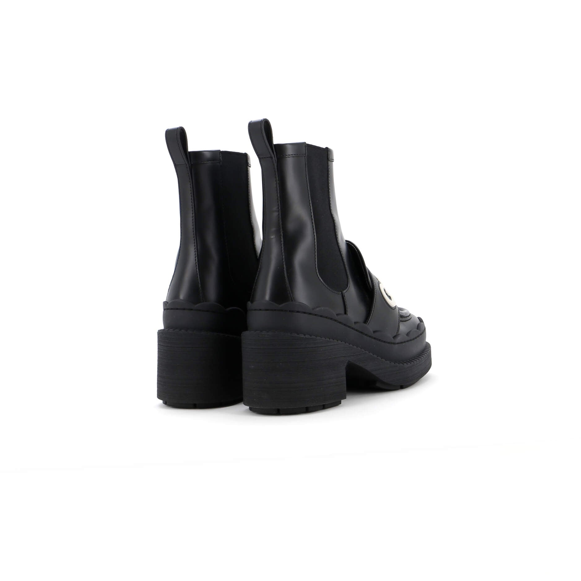 Women's Ornella Logo Ankle Boots Leather