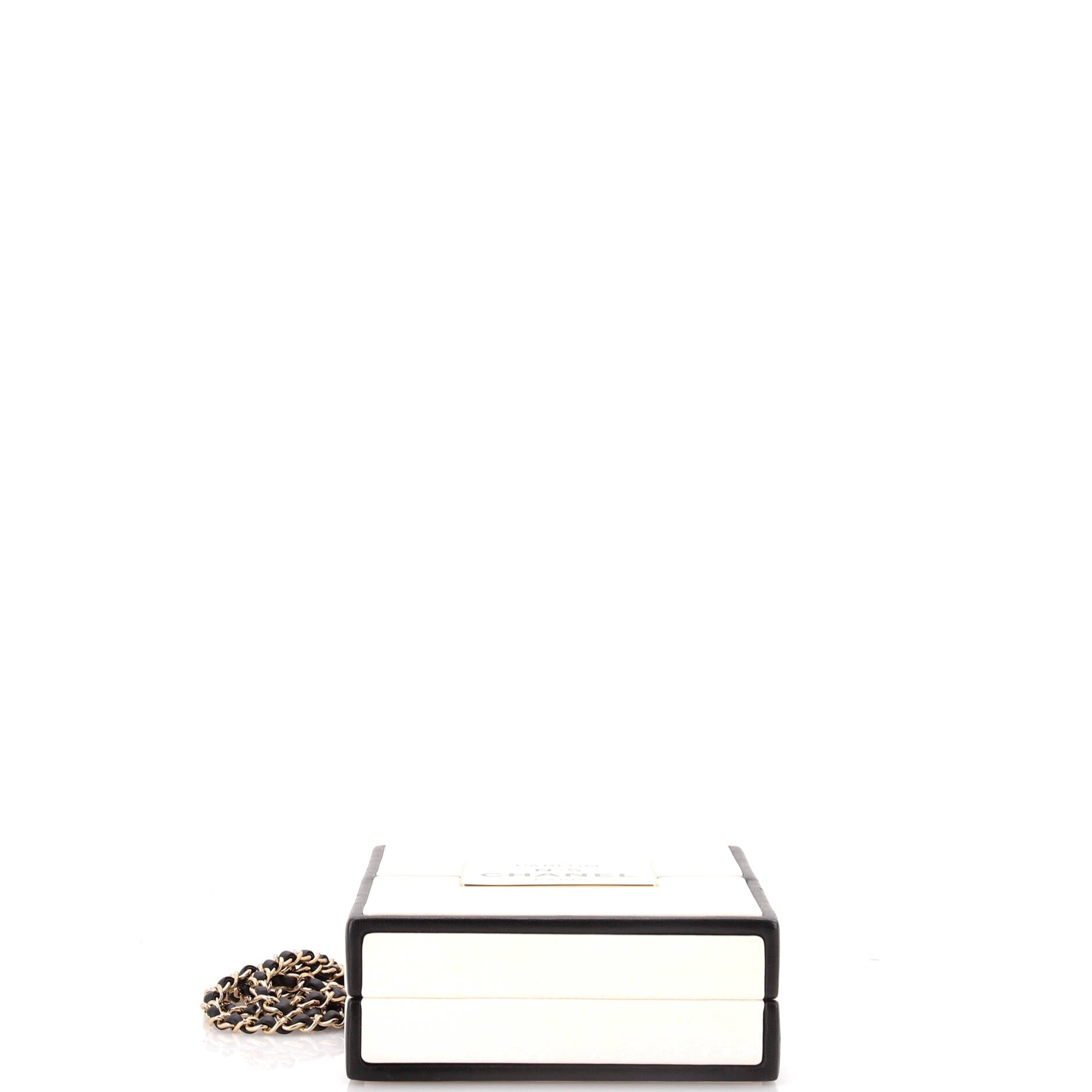 No.5 Perfume Box Evening Clutch Leather